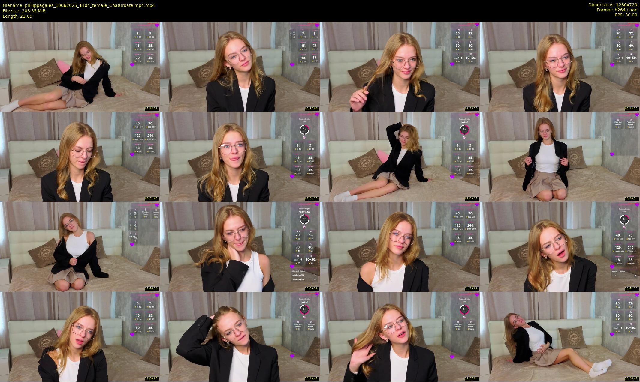 philippagales — 23 minute Chaturbate female cam show recording, 720p, Jun 10, 2025