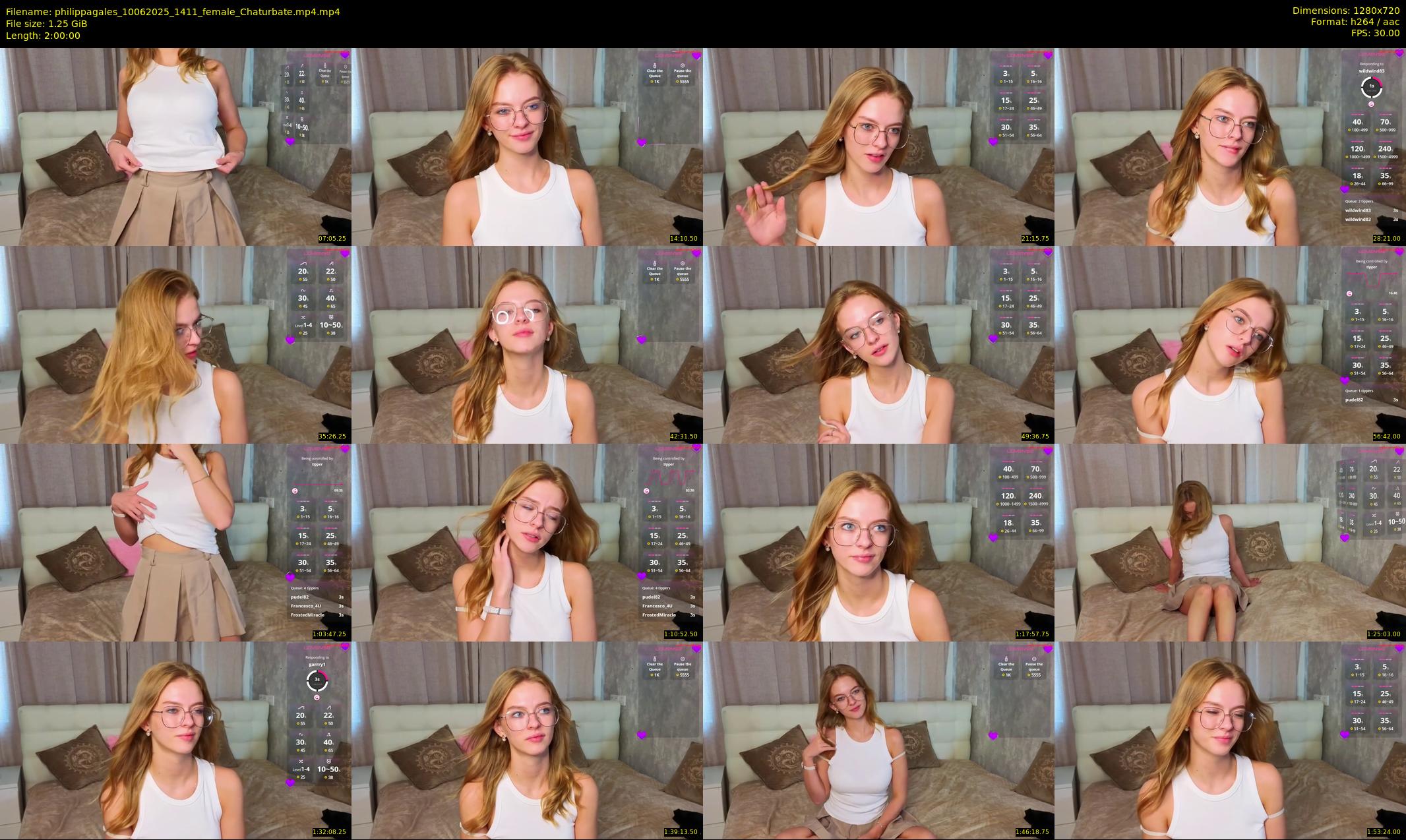 philippagales — 120 minute Chaturbate female cam show recording, 720p, Jun 10, 2025