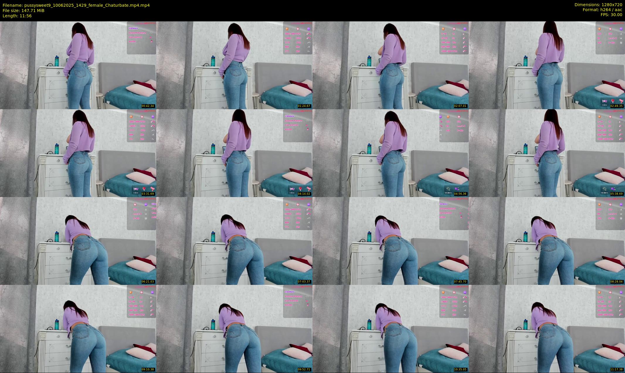 pussysweet9 — 12 minute Chaturbate female cam show recording, 720p, Jun 10, 2025