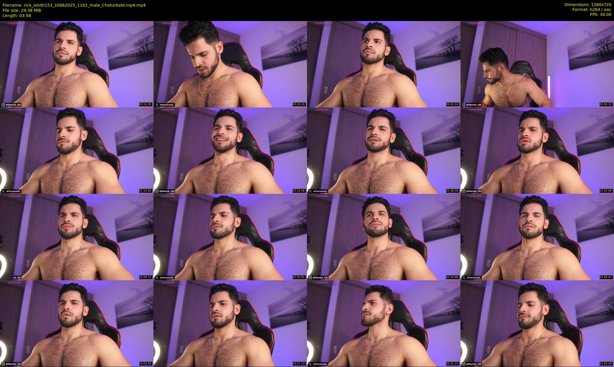 rick_smith153 — 4 minute Chaturbate male cam show recording, 720p, Jun 10, 2025