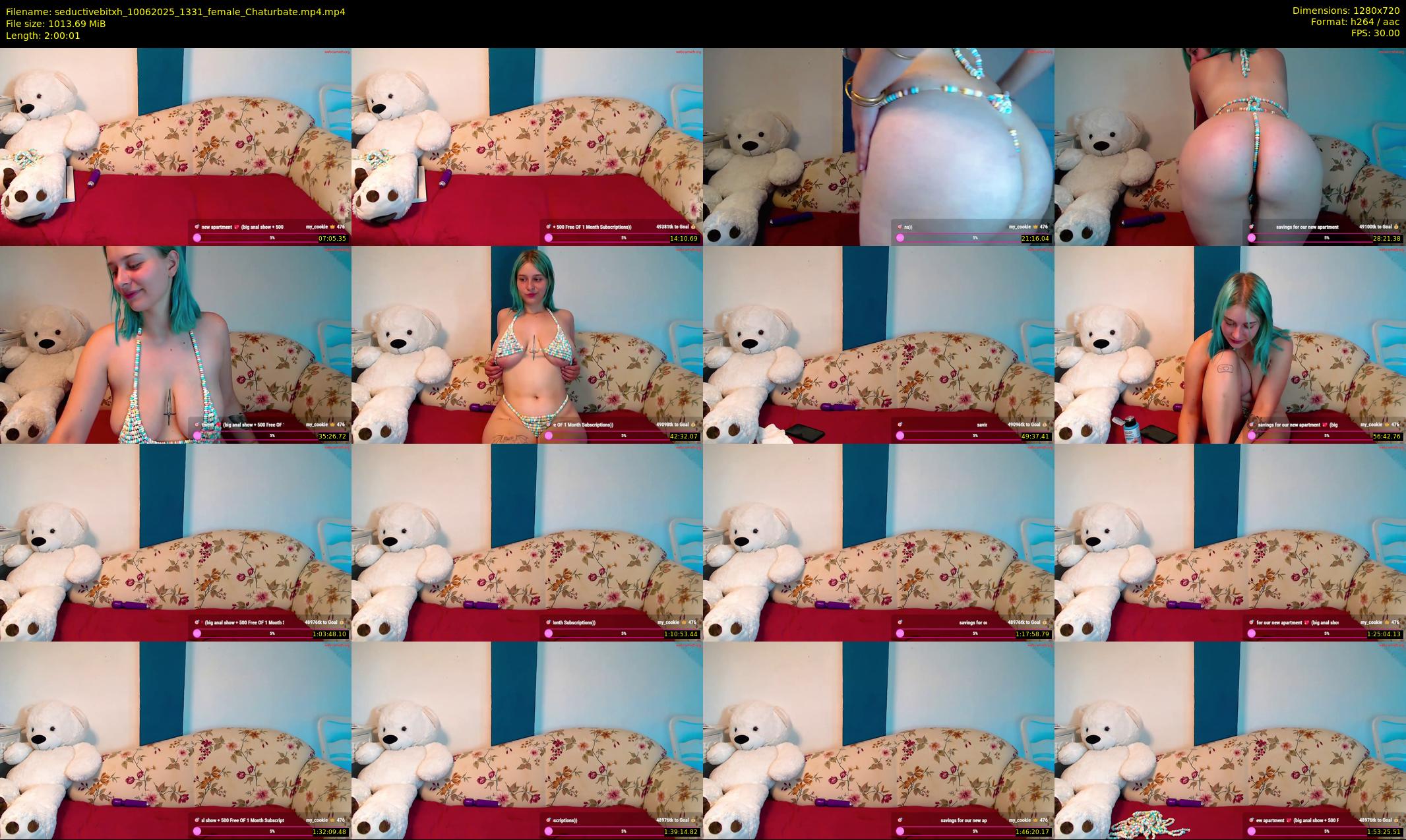 seductivebitxh — 121 minute Chaturbate couple cam show recording, 720p, Jun 10, 2025