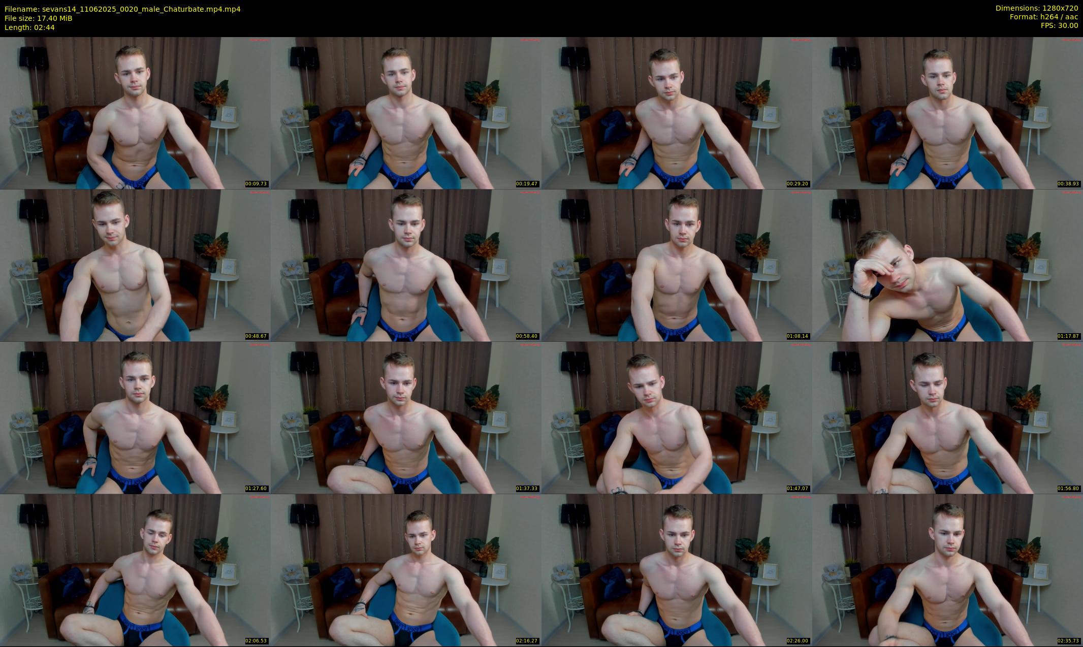 sevans14 — 3 minute Chaturbate male cam show recording, 720p, Jun 11, 2025