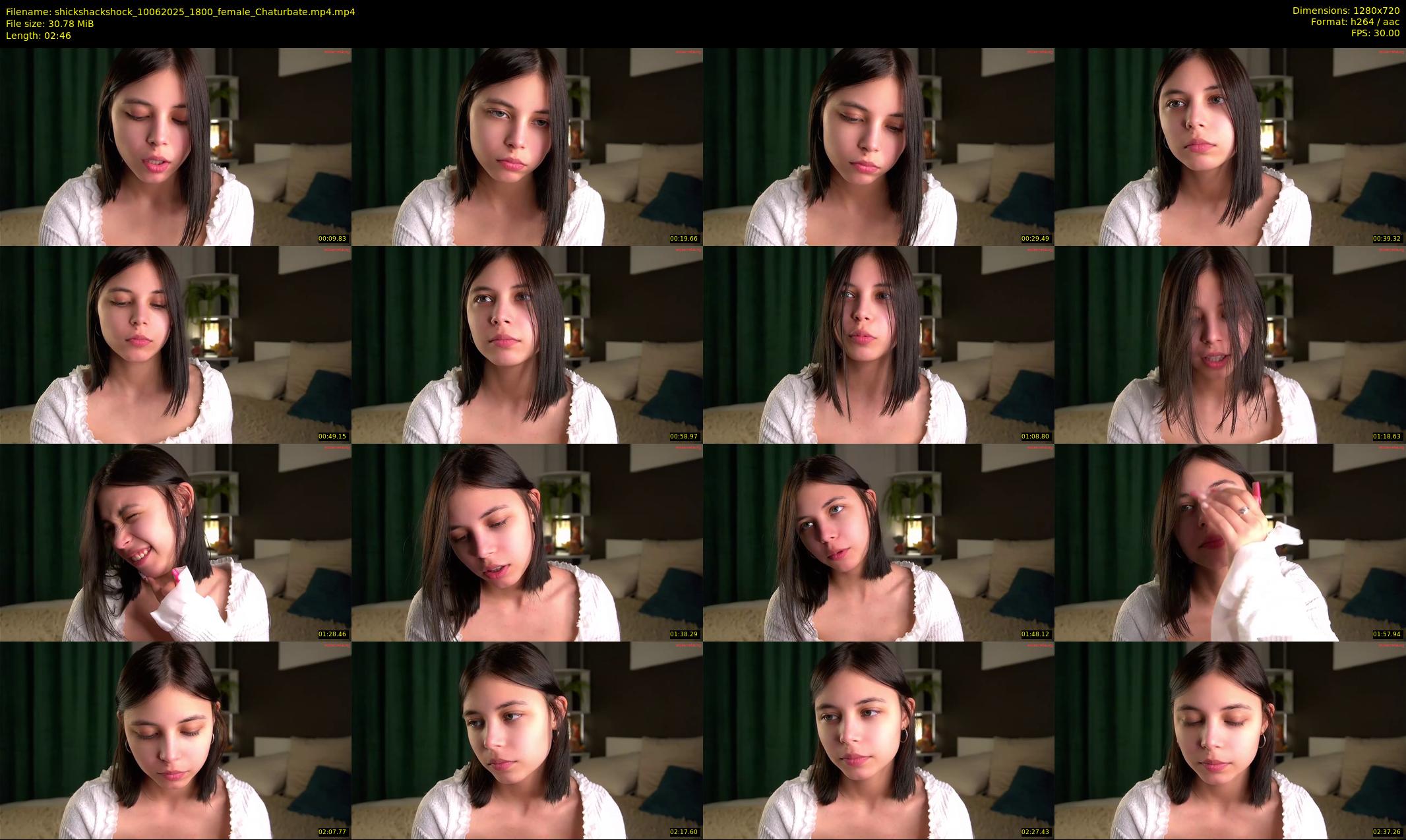 shickshackshock — 3 minute Chaturbate female cam show recording, 720p, Jun 10, 2025