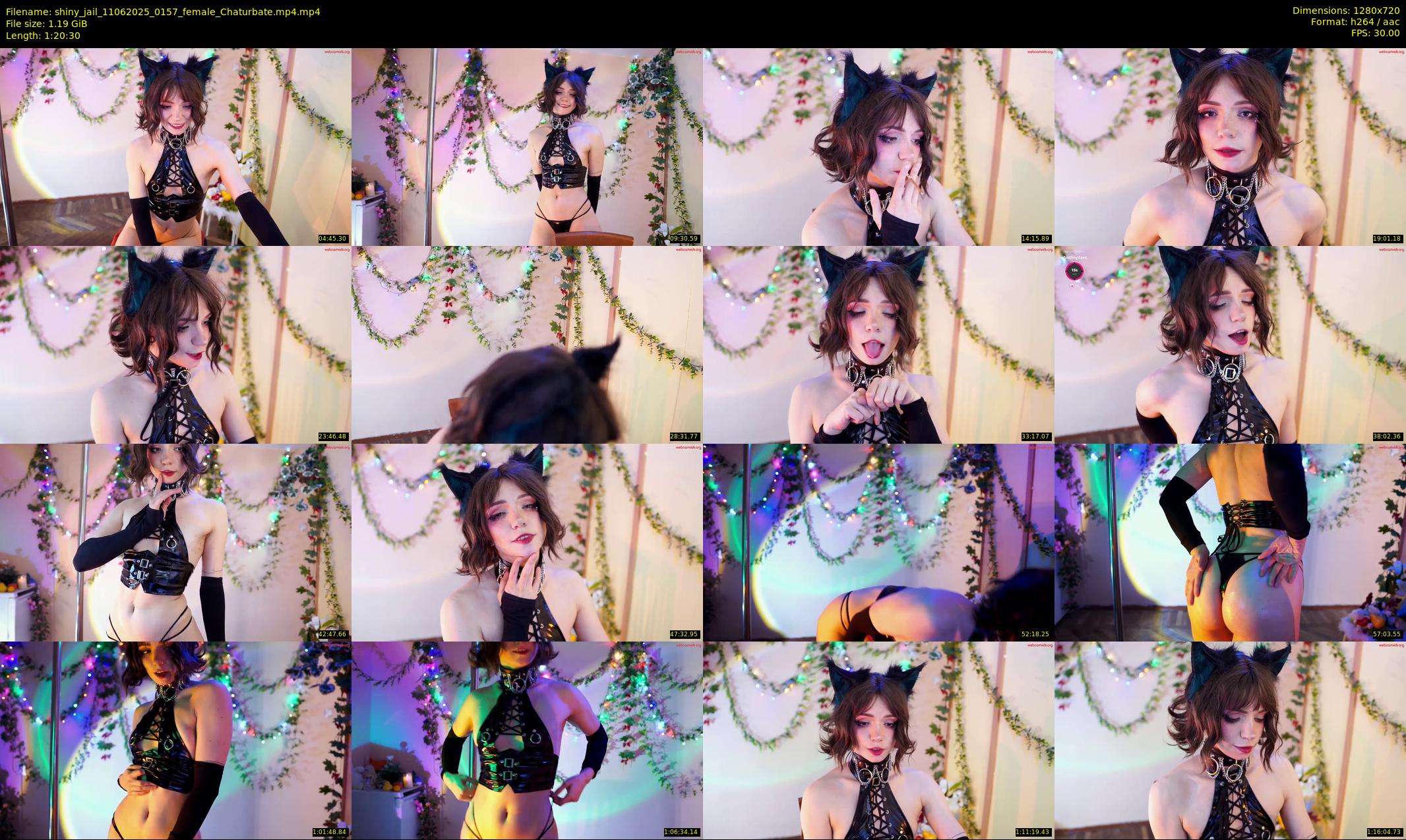 shiny_jail — 81 minute Chaturbate female cam show recording, 720p, Jun 11, 2025