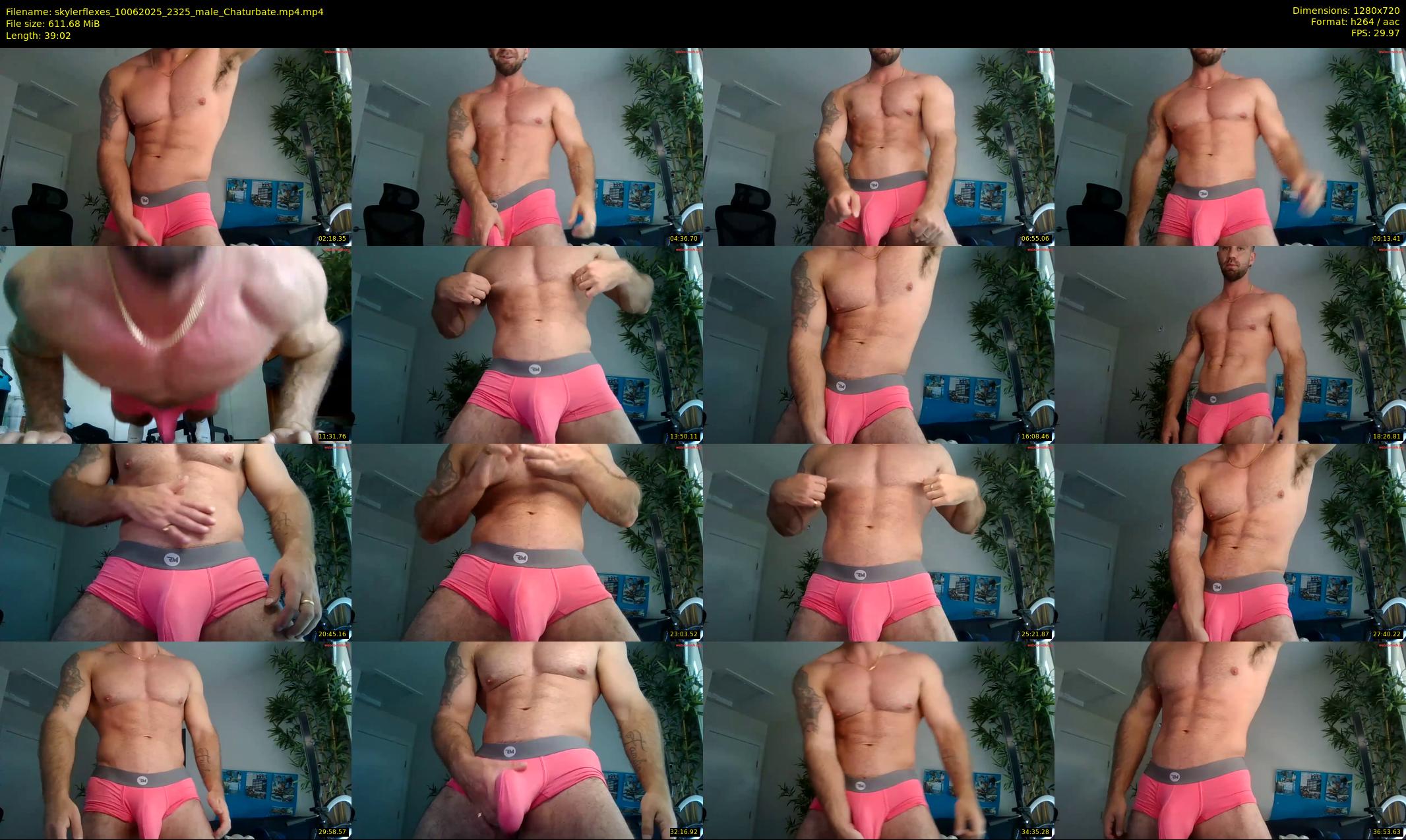skylerflexes — 40 minute Chaturbate male cam show recording, 720p, Jun 10, 2025