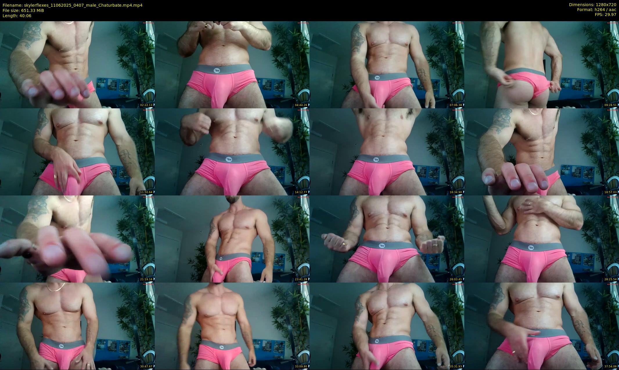 skylerflexes — 41 minute Chaturbate male cam show recording, 720p, Jun 11, 2025