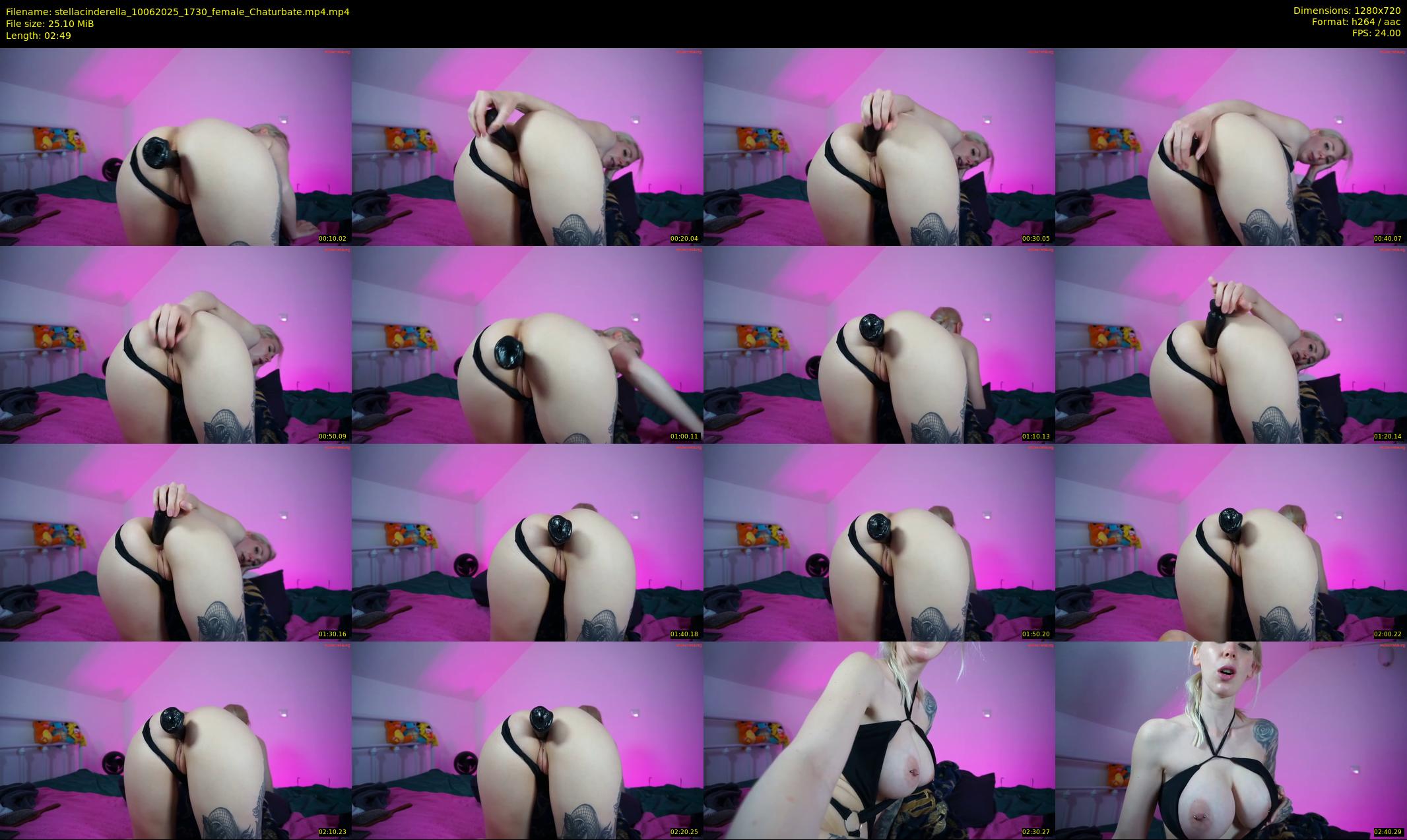 stellacinderella — 3 minute Chaturbate female cam show recording, 720p, Jun 10, 2025