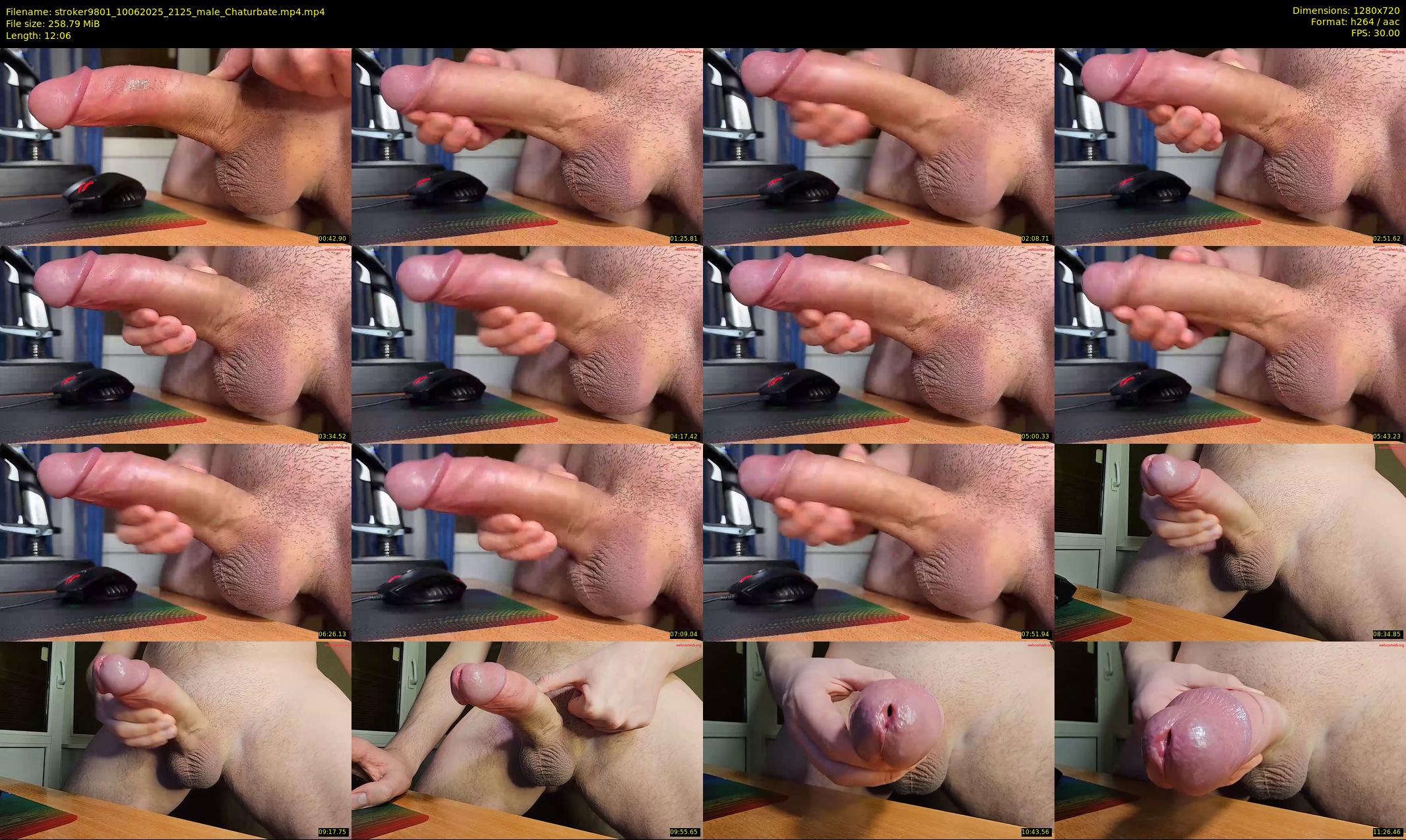 stroker9801 — 13 minute Chaturbate male cam show recording, 720p, Jun 10, 2025