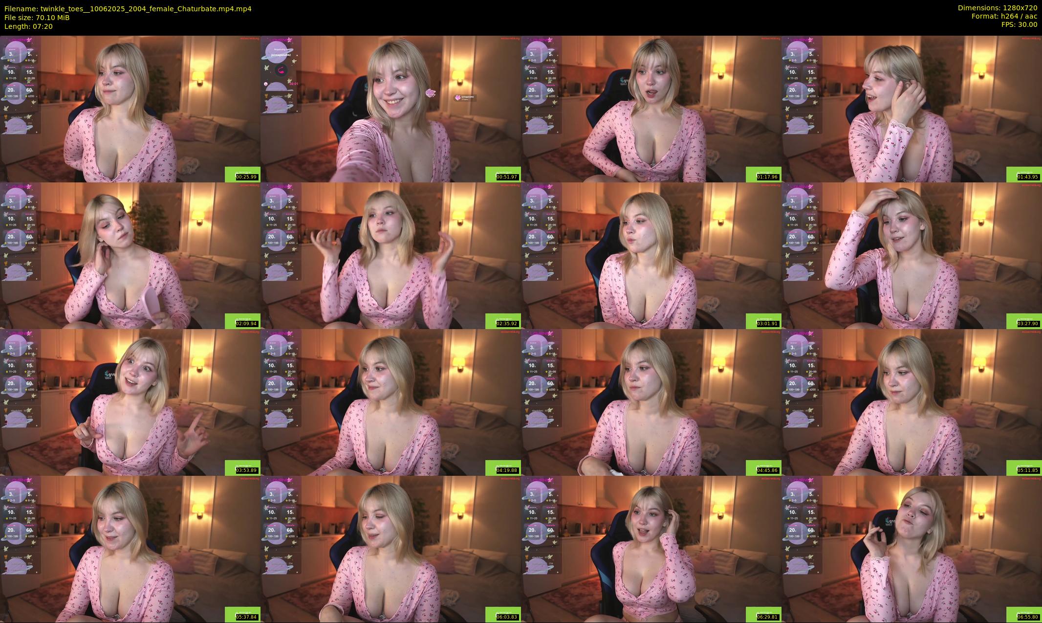 twinkle_toes_ — 8 minute Chaturbate female cam show recording, 720p, Jun 10, 2025