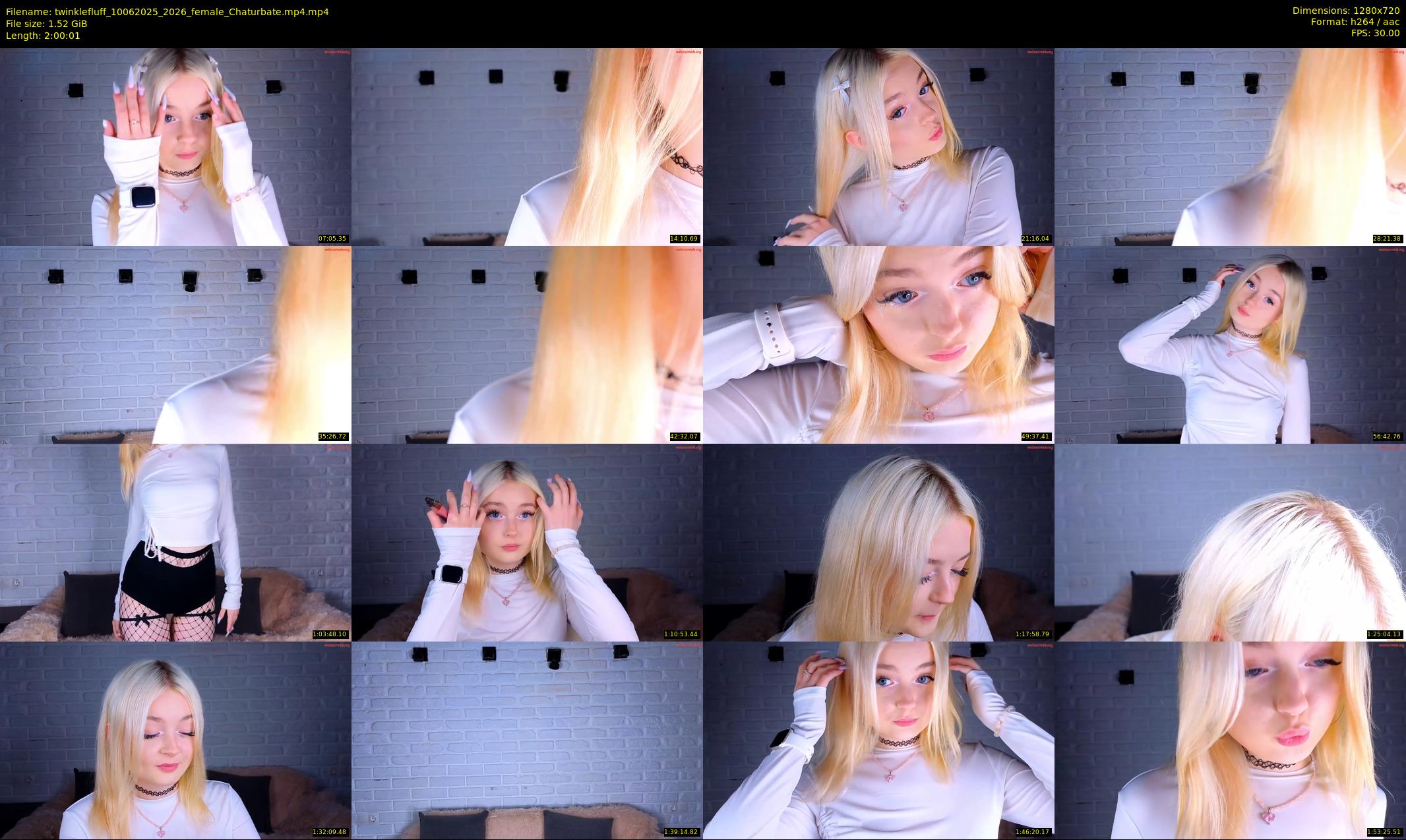 twinklefluff — 121 minute Chaturbate female cam show recording, 720p, Jun 10, 2025