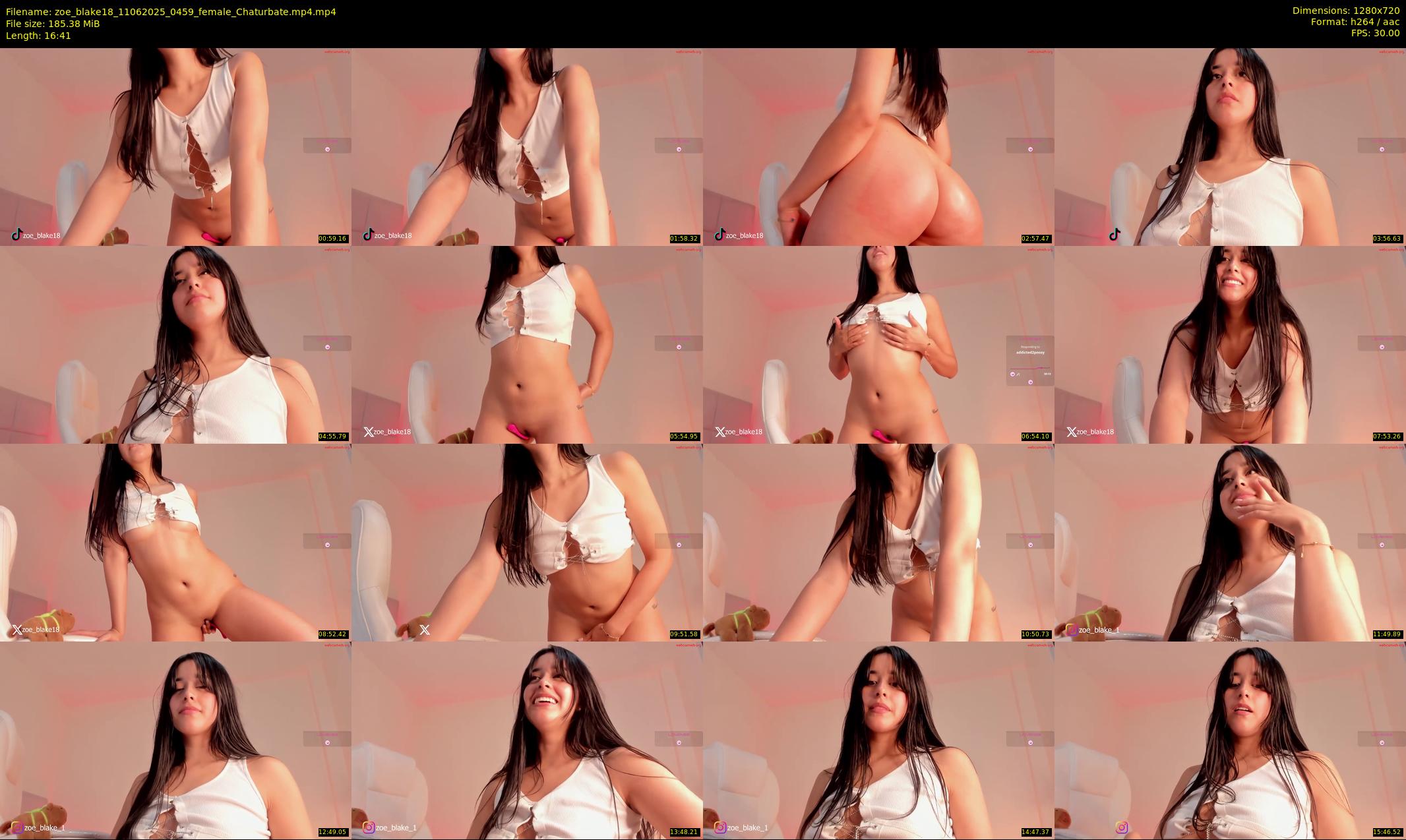 zoe_blake18 — 17 minute Chaturbate female cam show recording, 720p, Jun 11, 2025