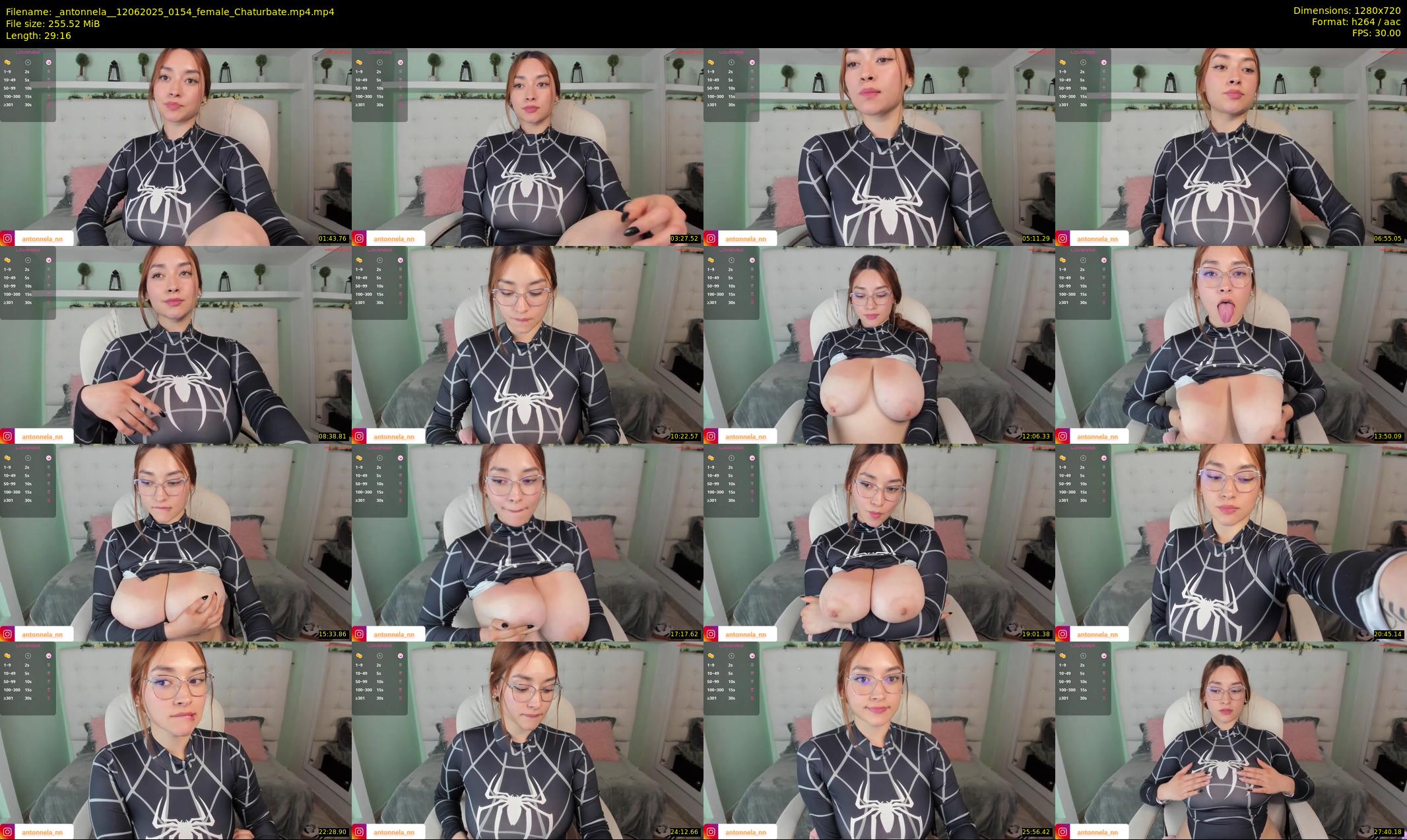 _antonnela_ — 30 minute Chaturbate female cam show recording, 720p, Jun 12, 2025