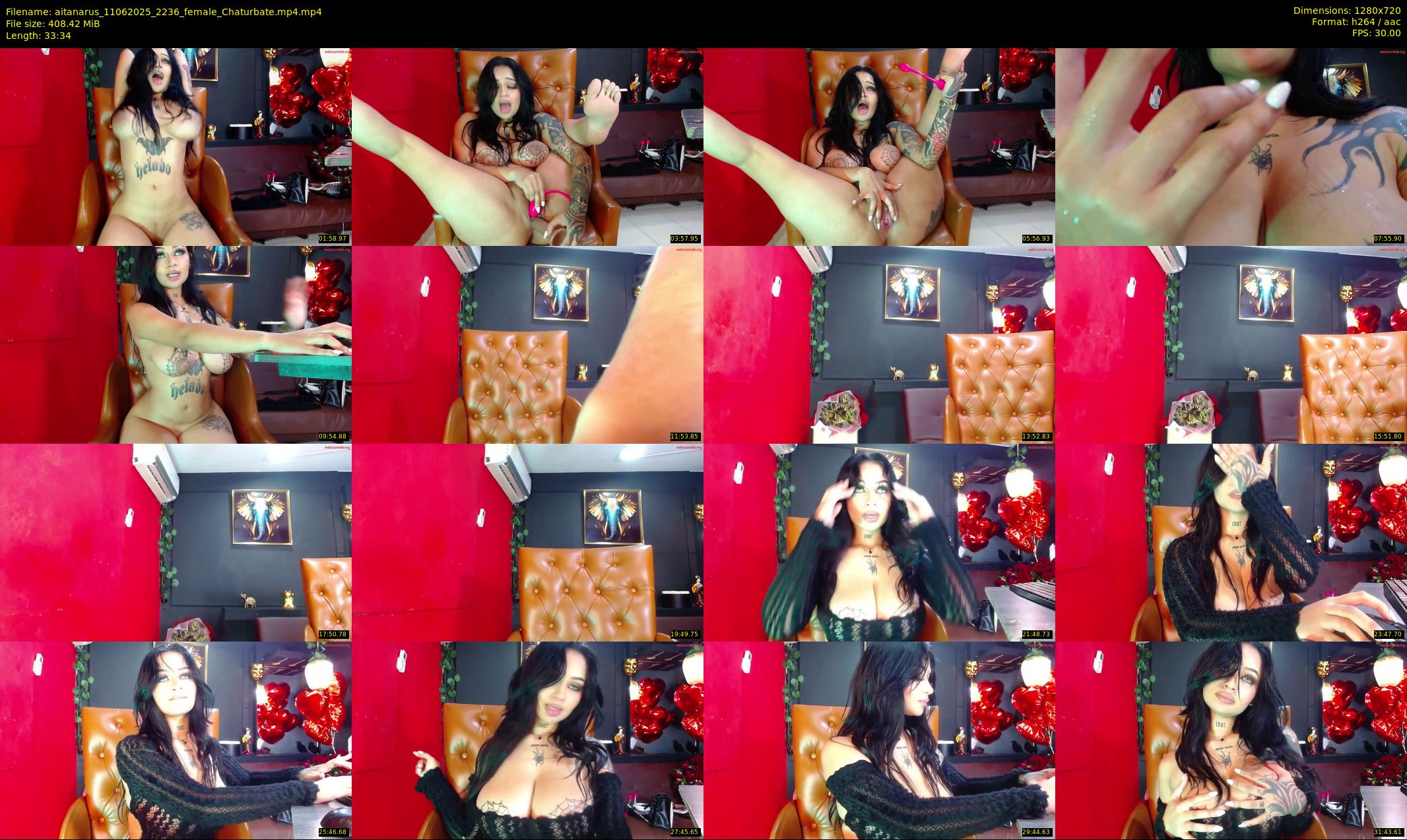 aitanarus — 34 minute Chaturbate female cam show recording, 720p, Jun 11, 2025