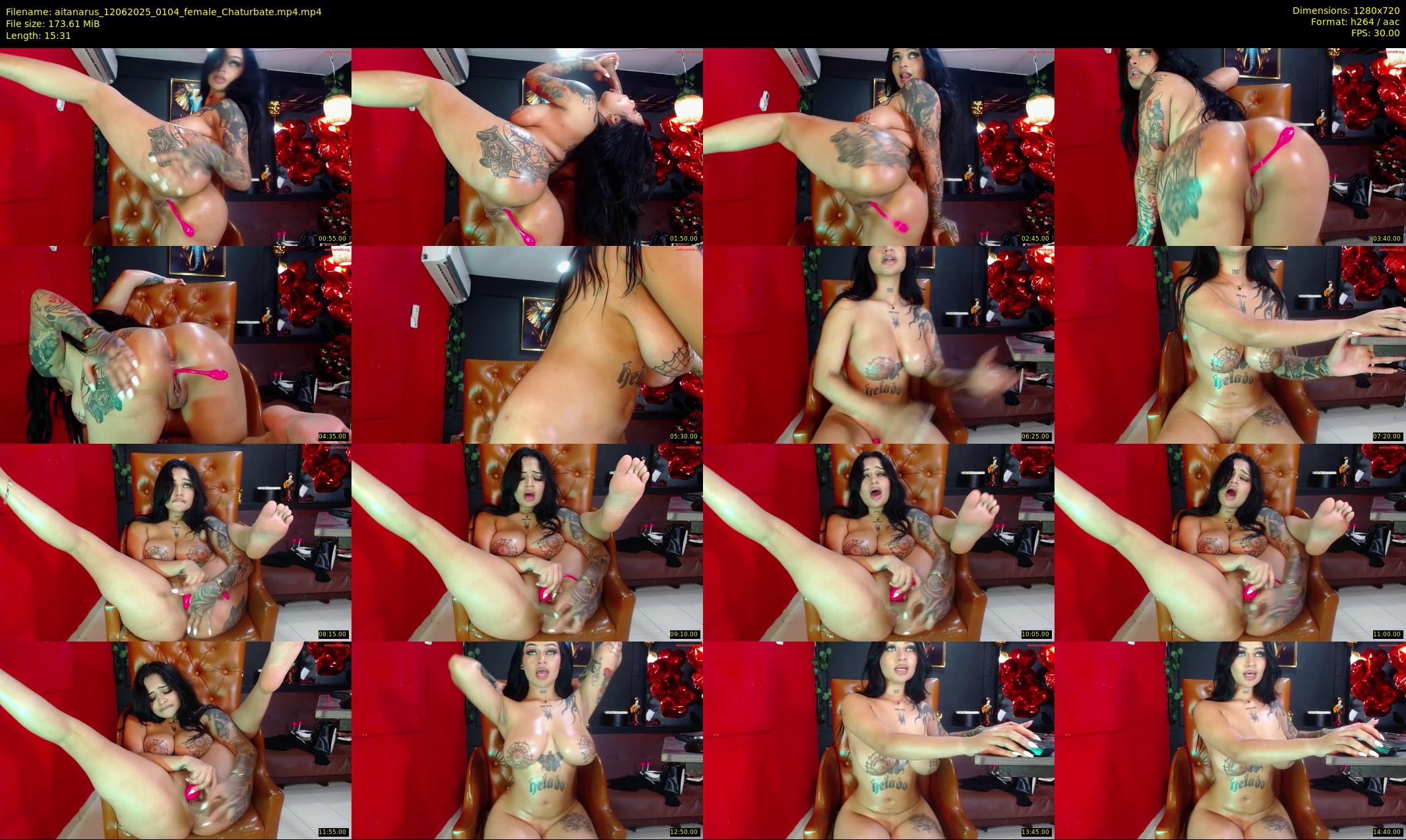 aitanarus — 16 minute Chaturbate female cam show recording, 720p, Jun 12, 2025