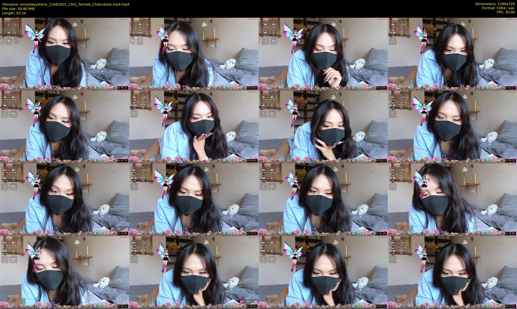 amyalwayshere — 3 minute Chaturbate female cam show recording, 720p, Jun 11, 2025