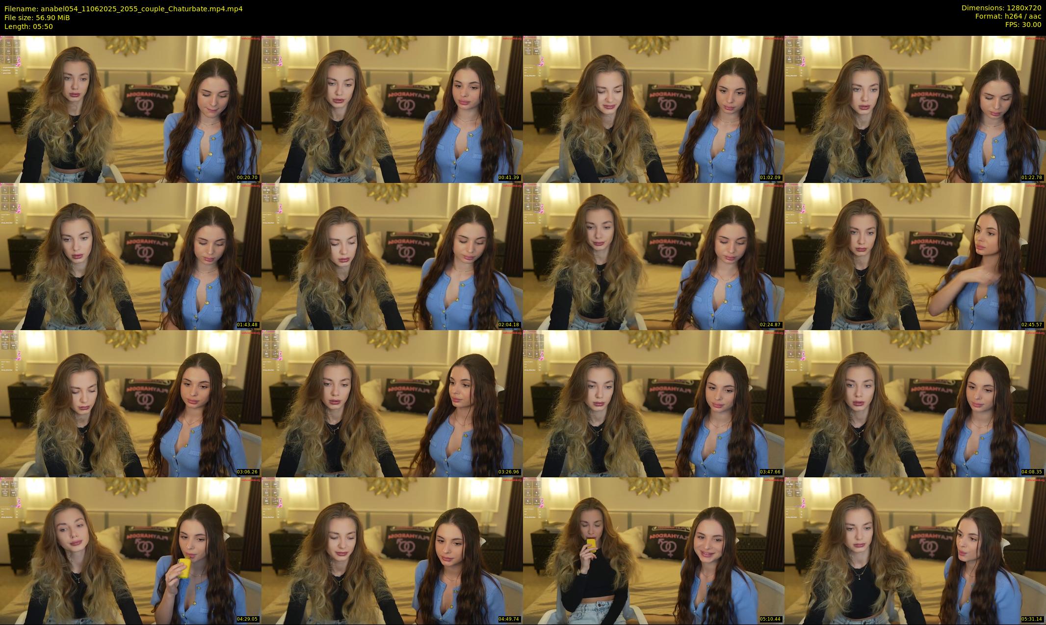 anabel054 — 6 minute Chaturbate female cam show recording, 720p, Jun 11, 2025