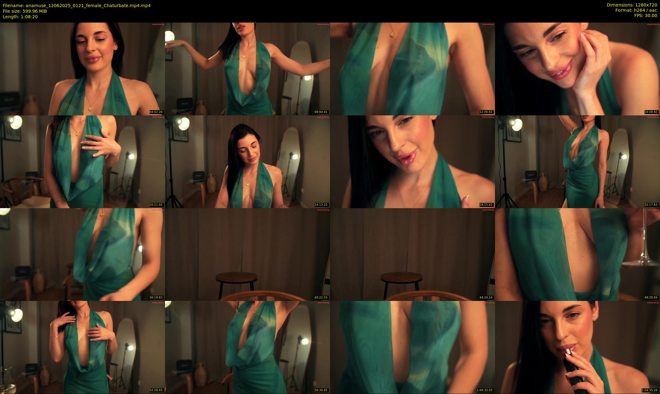 anamuse — 69 minute Chaturbate female cam show recording, 720p, Jun 12, 2025