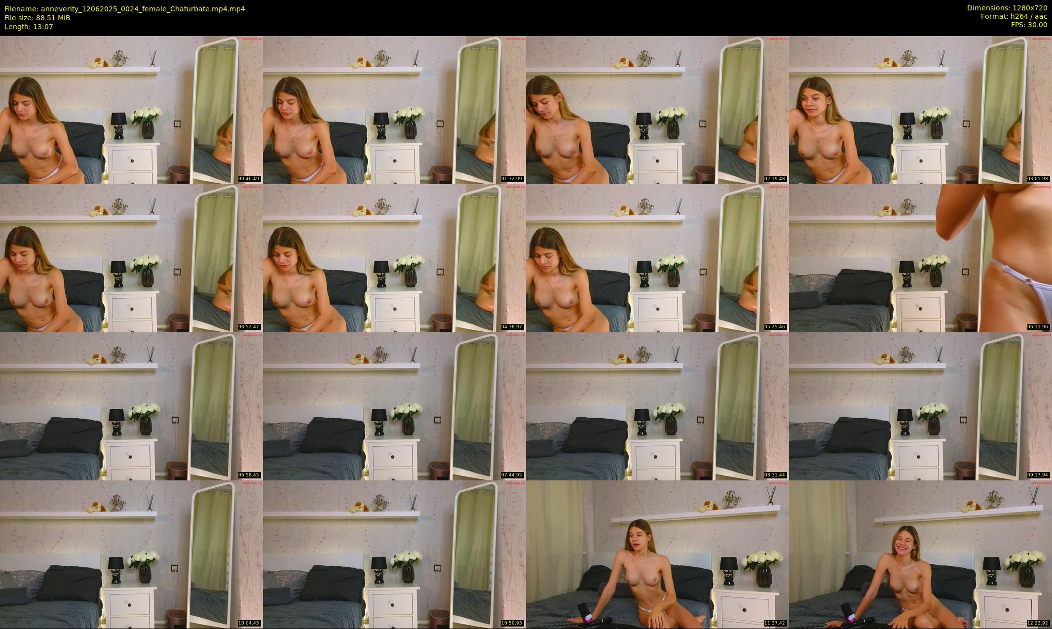 anneverity — 14 minute Chaturbate female cam show recording, 720p, Jun 12, 2025