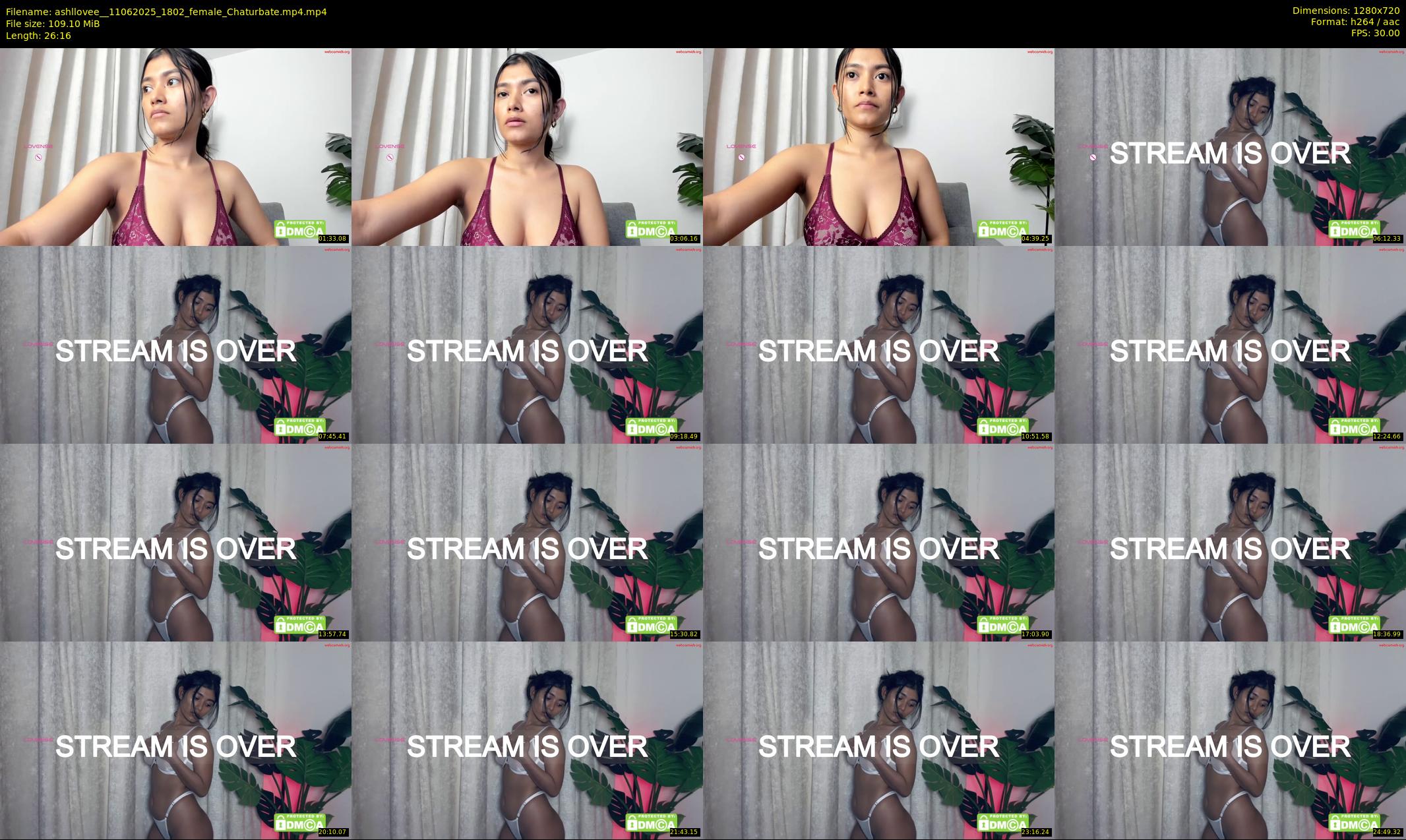 ashllovee_ — 27 minute Chaturbate female cam show recording, 720p, Jun 11, 2025