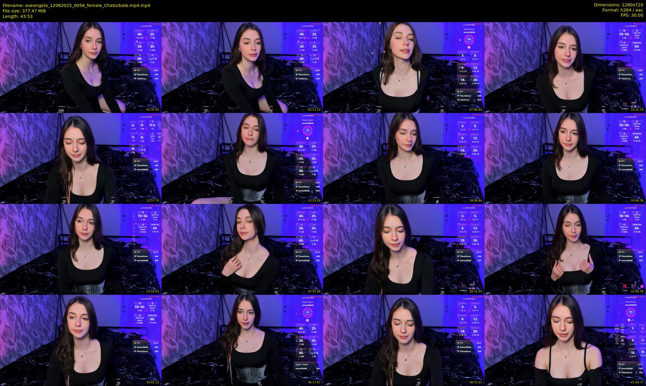 aveangela — 44 minute Chaturbate couple cam show recording, 720p, Jun 12, 2025