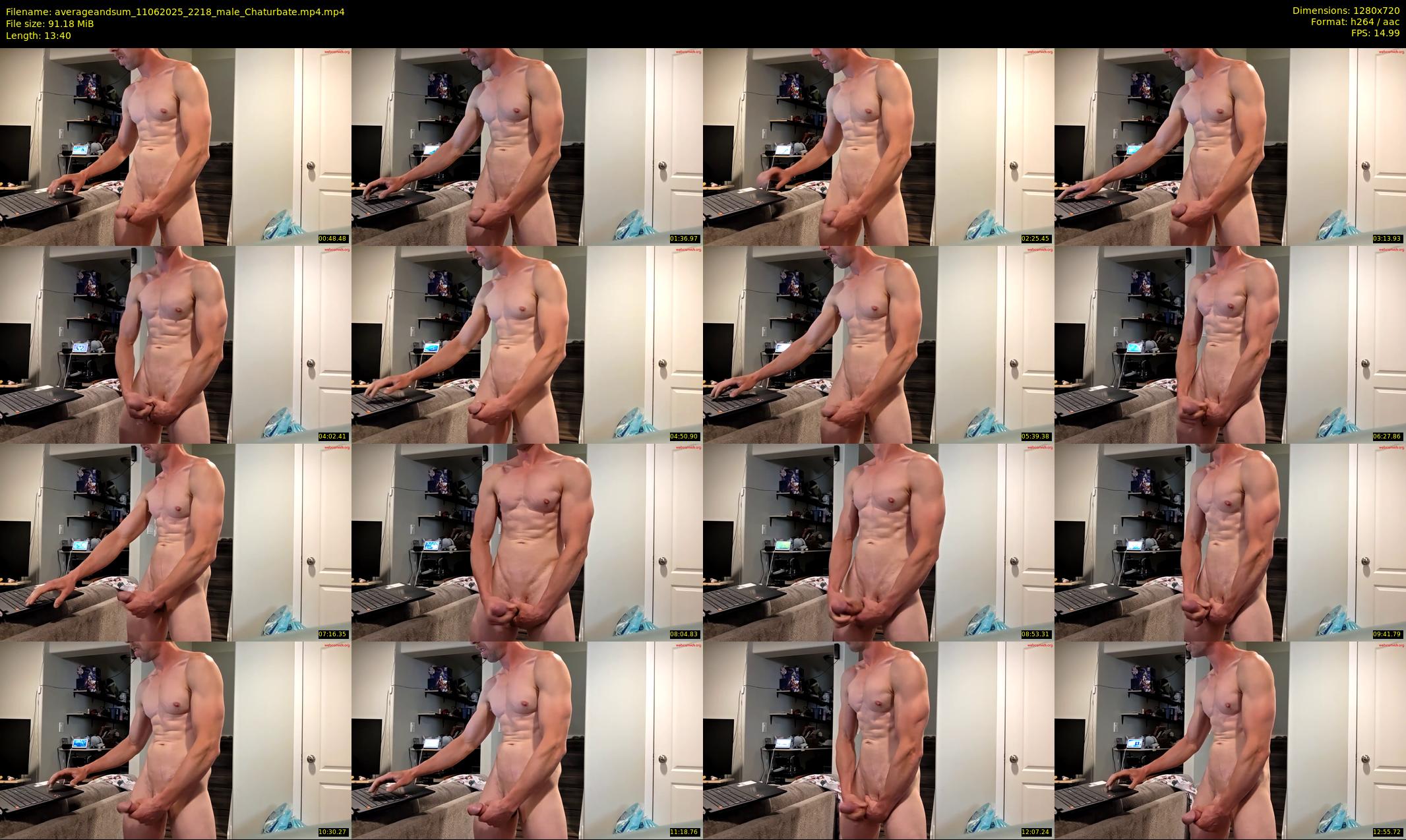 averageandsum — 14 minute Chaturbate male cam show recording, 720p, Jun 11, 2025