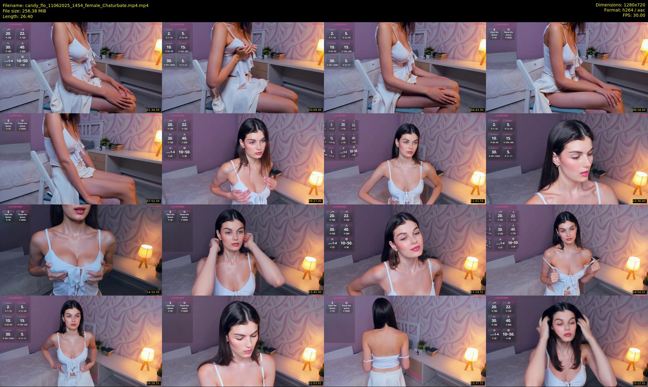 candy_flo — 27 minute Chaturbate female cam show recording, 720p, Jun 11, 2025