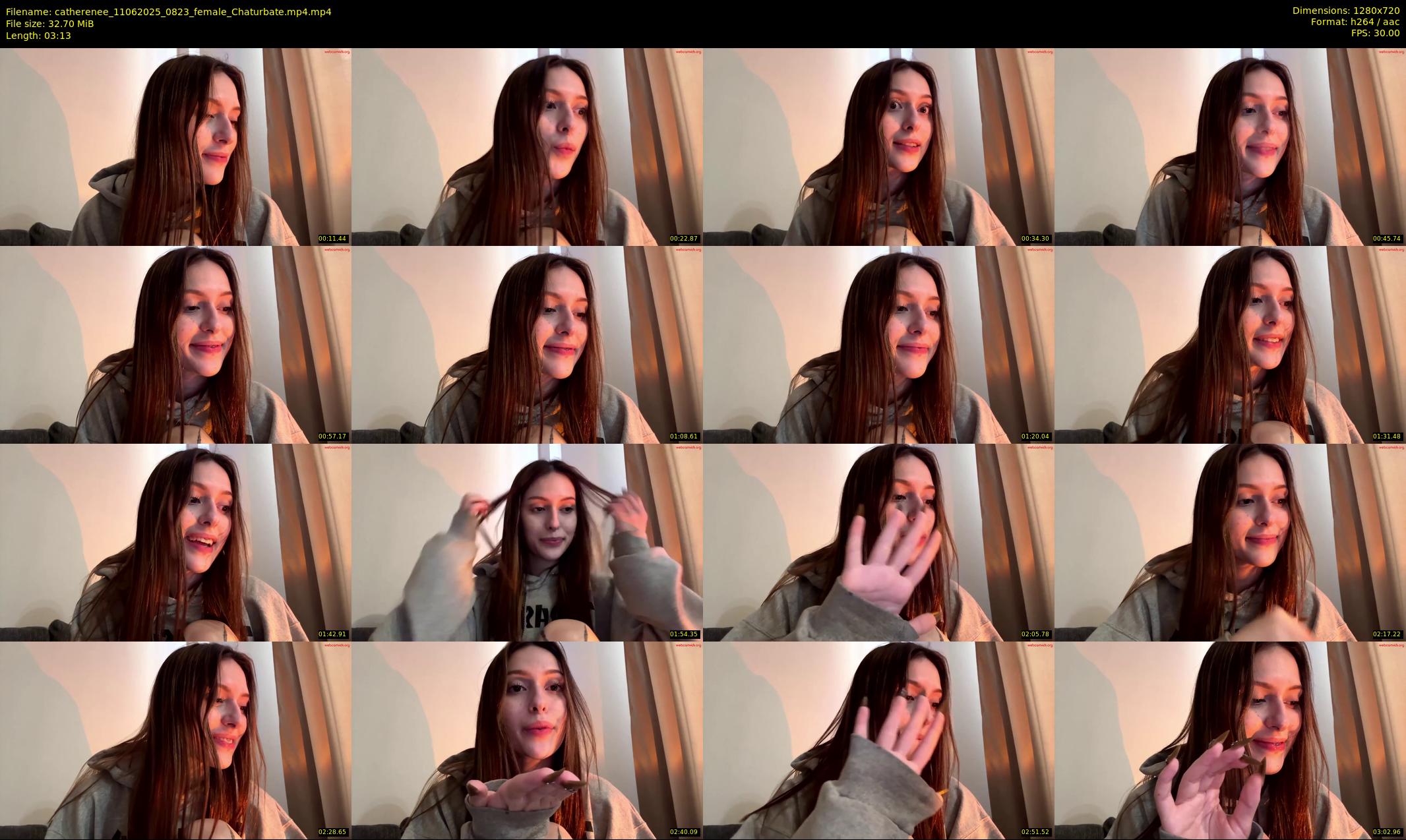 catherenee — 4 minute Chaturbate female cam show recording, 720p, Jun 11, 2025