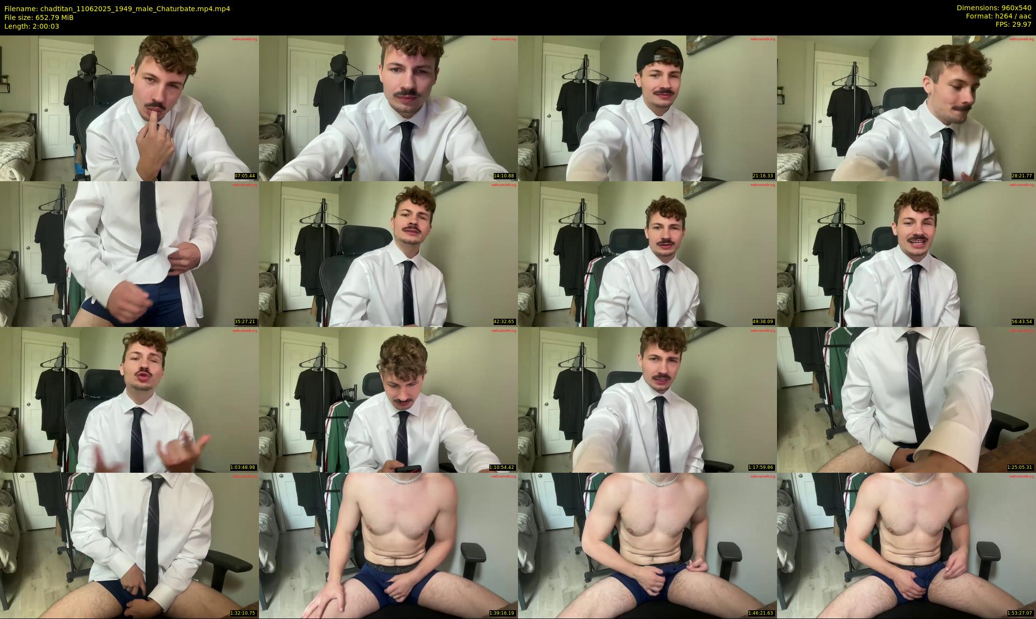 chadtitan — 121 minute Chaturbate male cam show recording, 480p, Jun 11, 2025