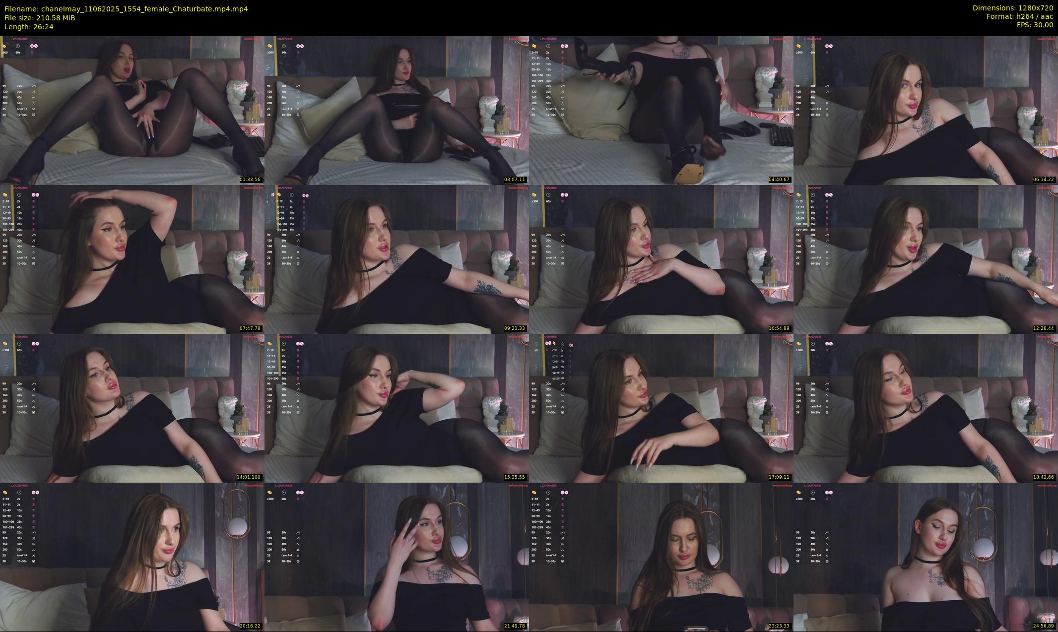 chanelmay — 27 minute Chaturbate female cam show recording, 720p, Jun 11, 2025