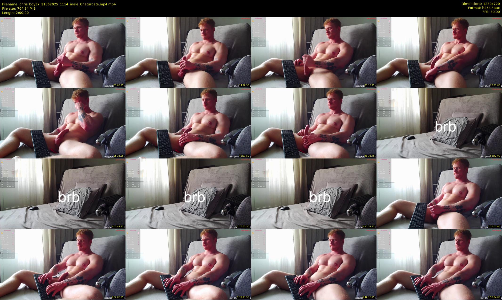 chris_boy37 — 120 minute Chaturbate male cam show recording, 720p, Jun 11, 2025