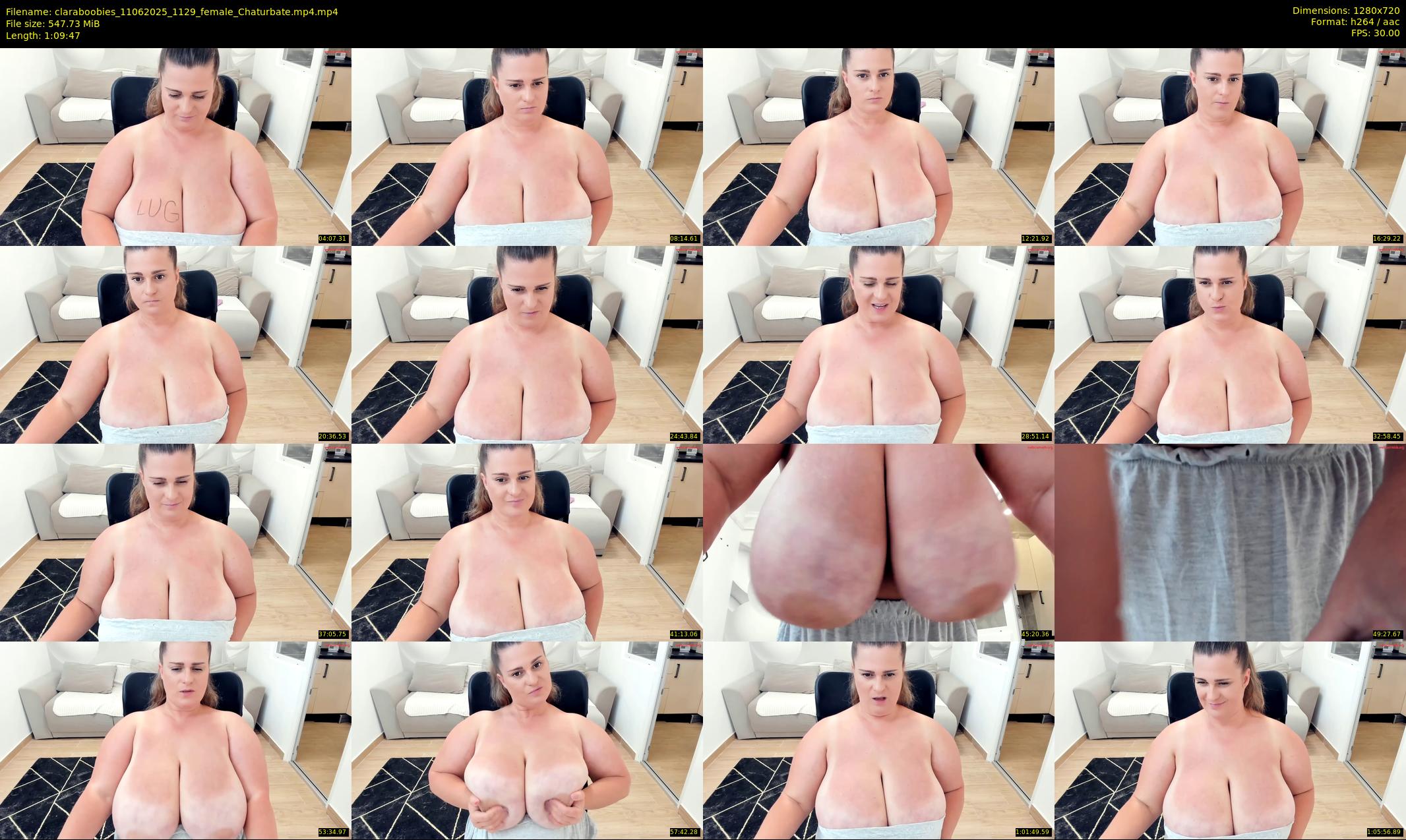 claraboobies — 70 minute Chaturbate female cam show recording, 720p, Jun 11, 2025