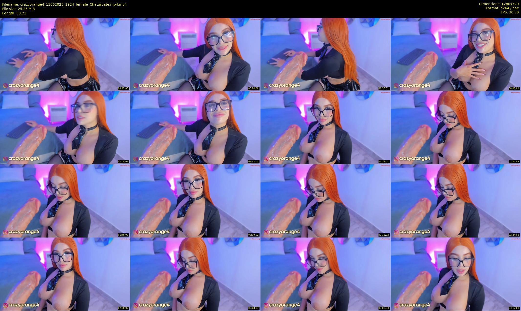 crazyorange4 — 4 minute Chaturbate female cam show recording, 720p, Jun 11, 2025