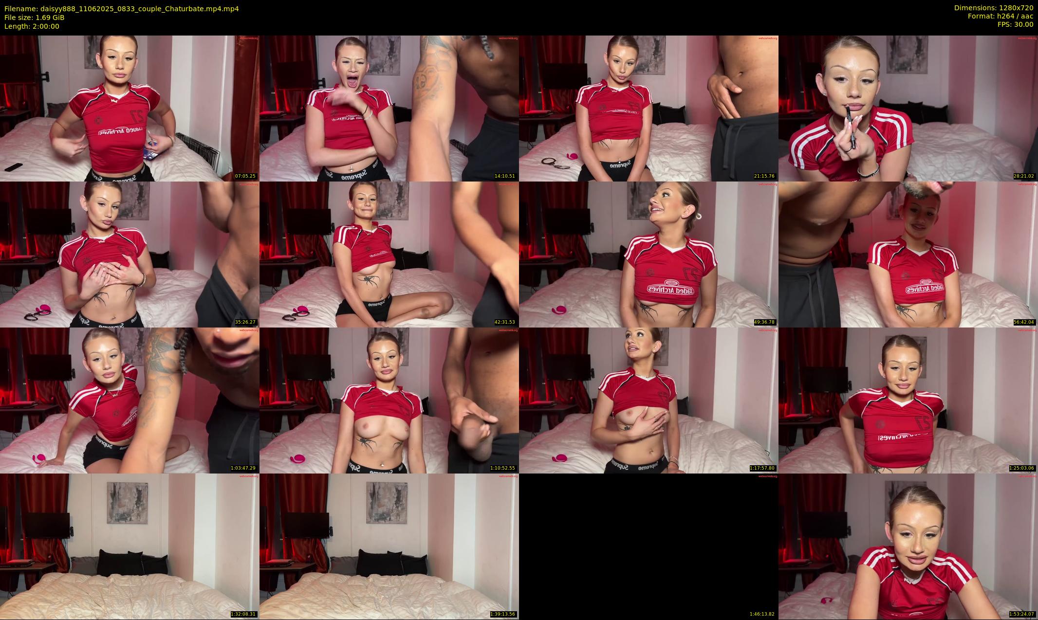 daisyy888 — 120 minute Chaturbate couple cam show recording, 720p, Jun 11, 2025