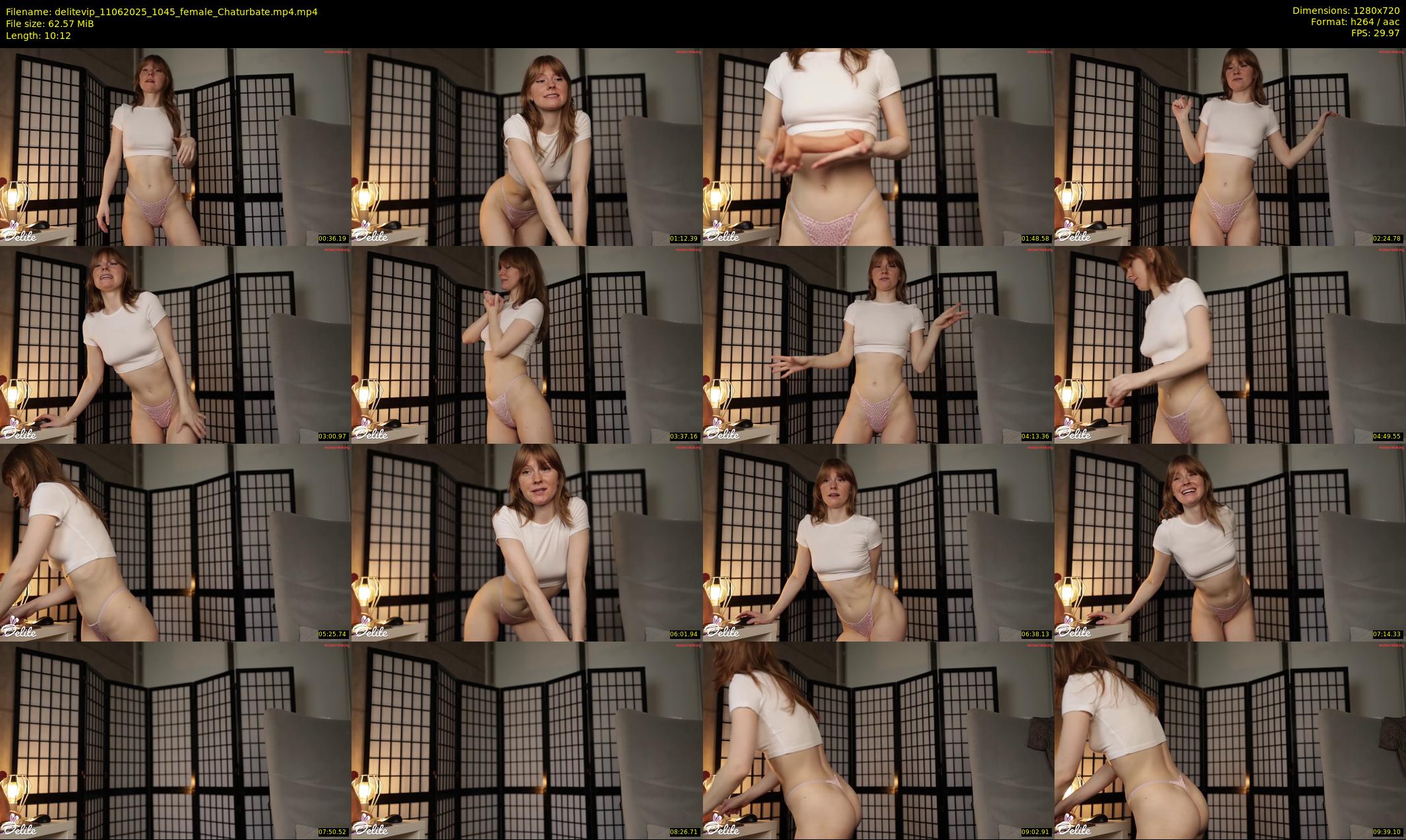 delitevip — 11 minute Chaturbate female cam show recording, 720p, Jun 11, 2025