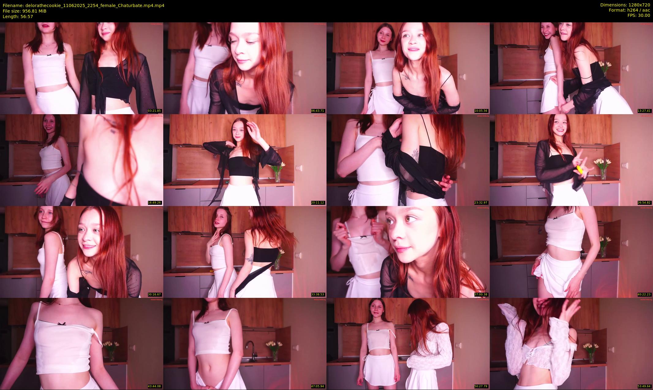delorathecookie — 57 minute Chaturbate female cam show recording, 720p, Jun 11, 2025