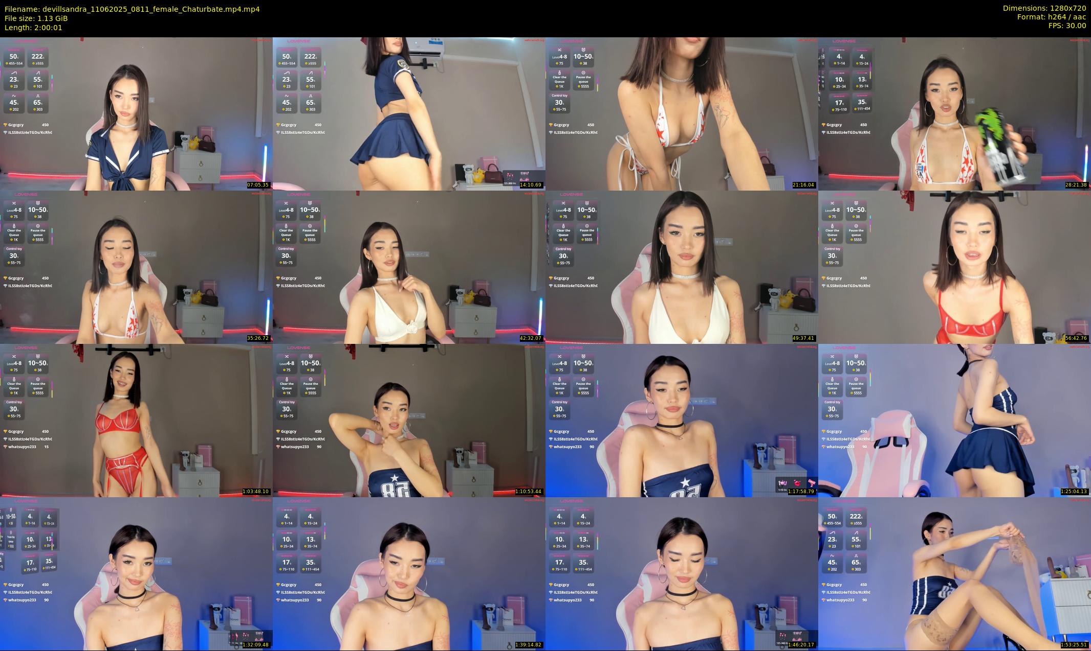 devillsandra — 121 minute Chaturbate female cam show recording, 720p, Jun 11, 2025