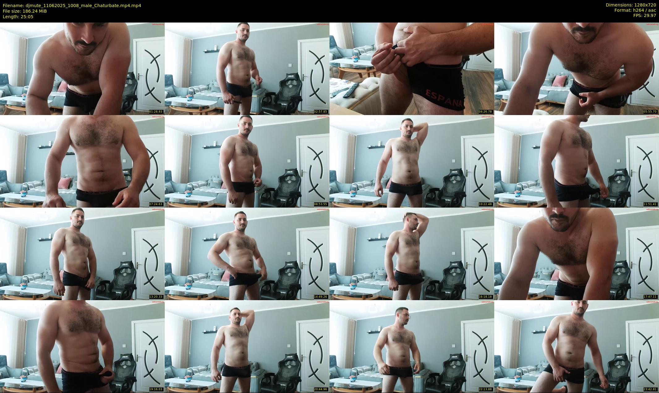 djmute — 26 minute Chaturbate male cam show recording, 720p, Jun 11, 2025