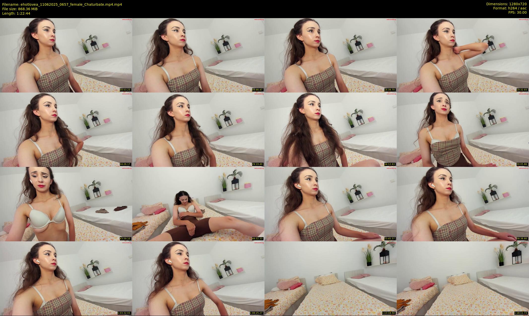 ehotlovea — 83 minute Chaturbate female cam show recording, 720p, Jun 11, 2025