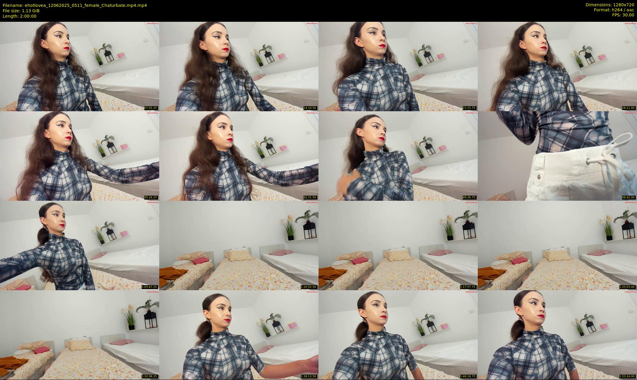ehotlovea — 120 minute Chaturbate female cam show recording, 720p, Jun 12, 2025