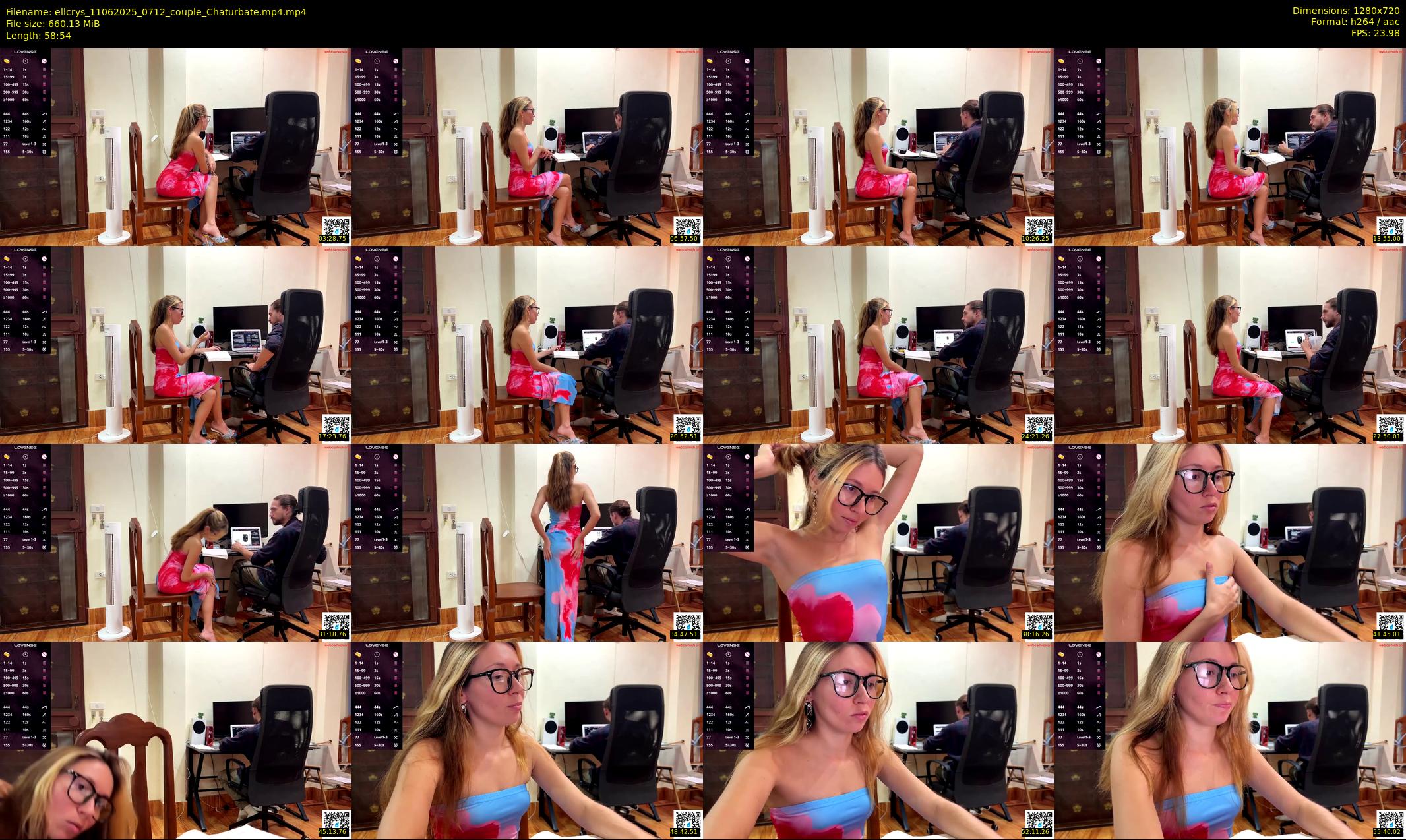 ellcrys — 59 minute Chaturbate couple cam show recording, 720p, Jun 11, 2025