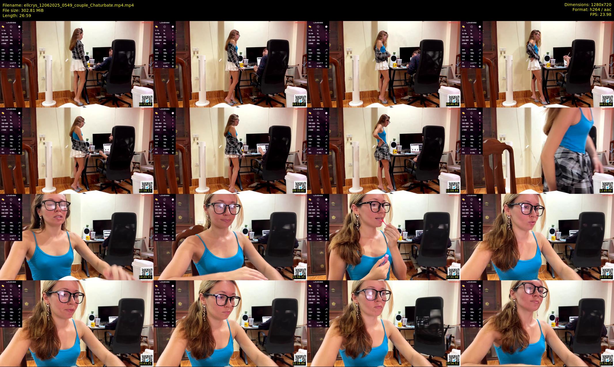 ellcrys — 27 minute Chaturbate couple cam show recording, 720p, Jun 12, 2025
