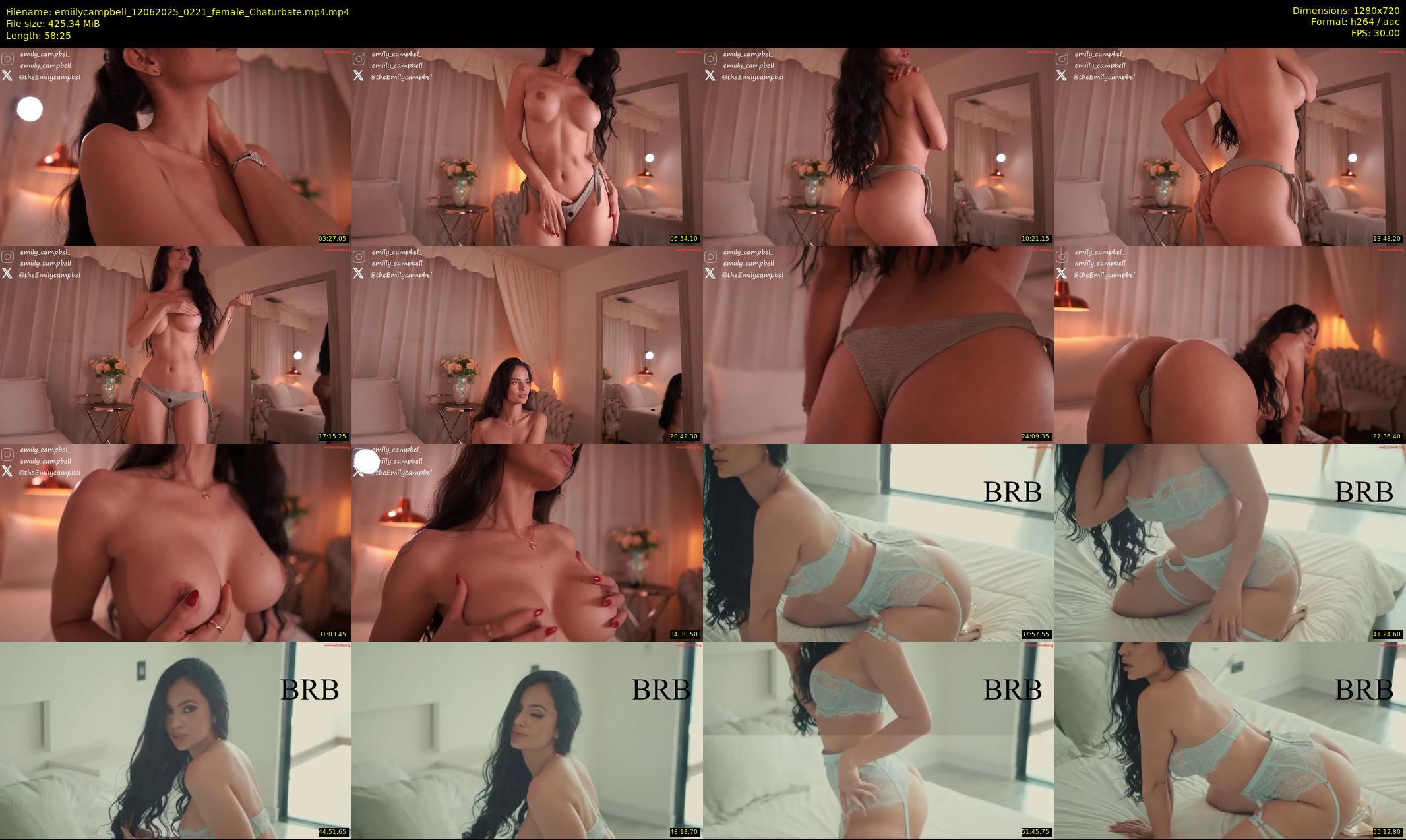 emiilycampbell — 59 minute Chaturbate female cam show recording, 720p, Jun 12, 2025