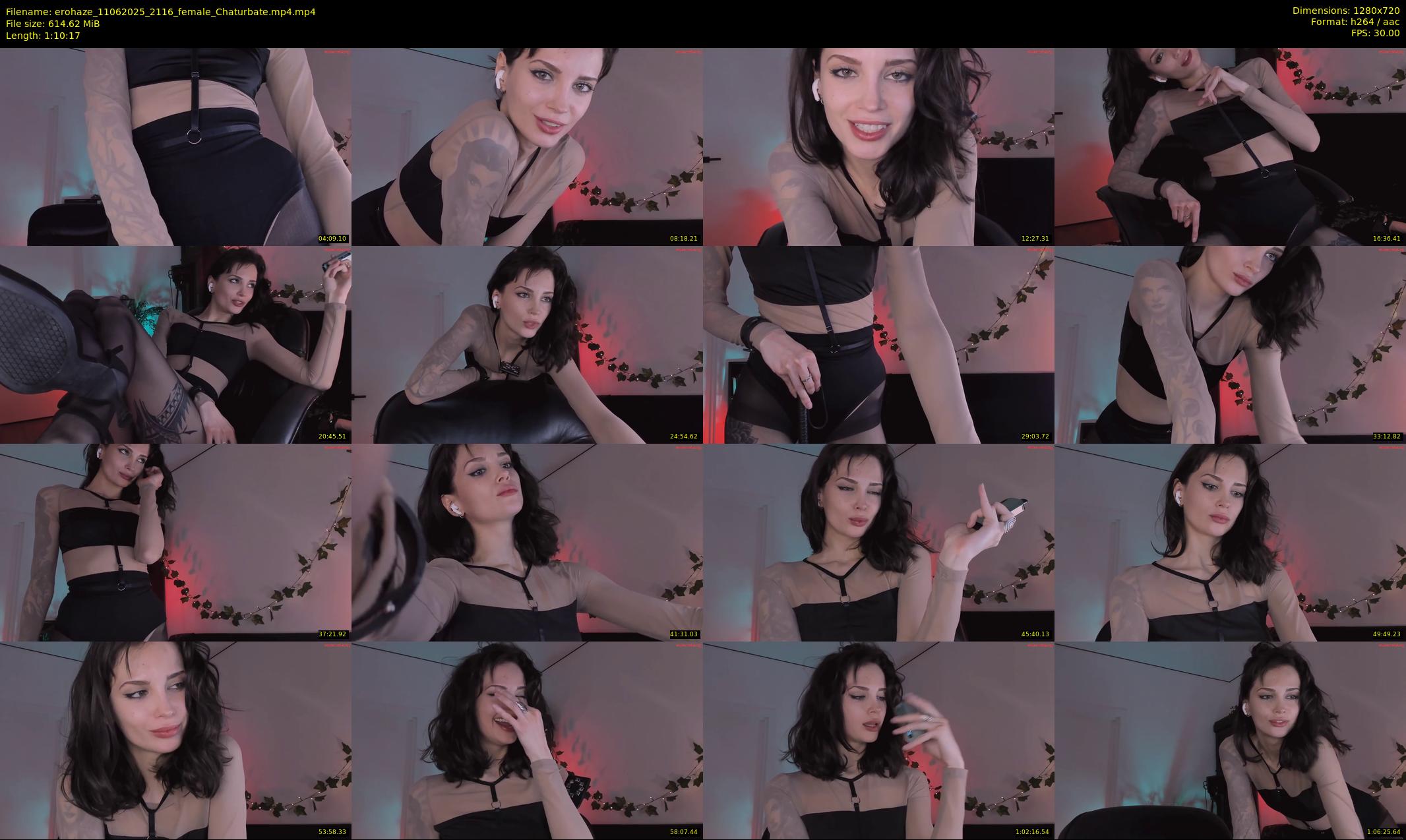 erohaze — 71 minute Chaturbate female cam show recording, 720p, Jun 11, 2025