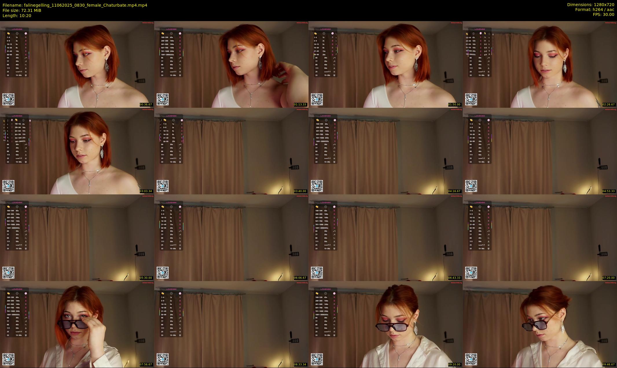 falinegelling — 11 minute Chaturbate female cam show recording, 720p, Jun 11, 2025