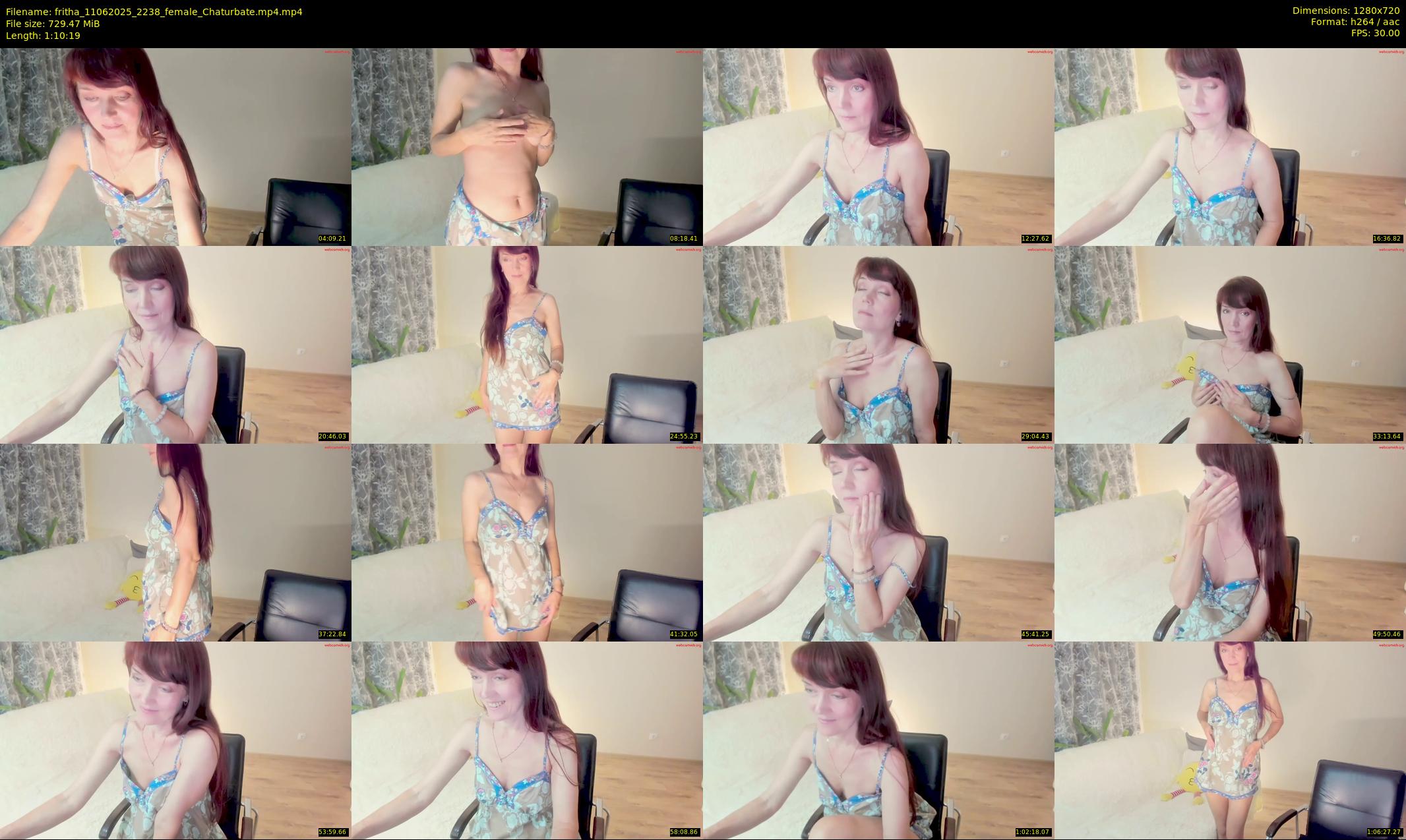 fritha — 71 minute Chaturbate female cam show recording, 720p, Jun 11, 2025