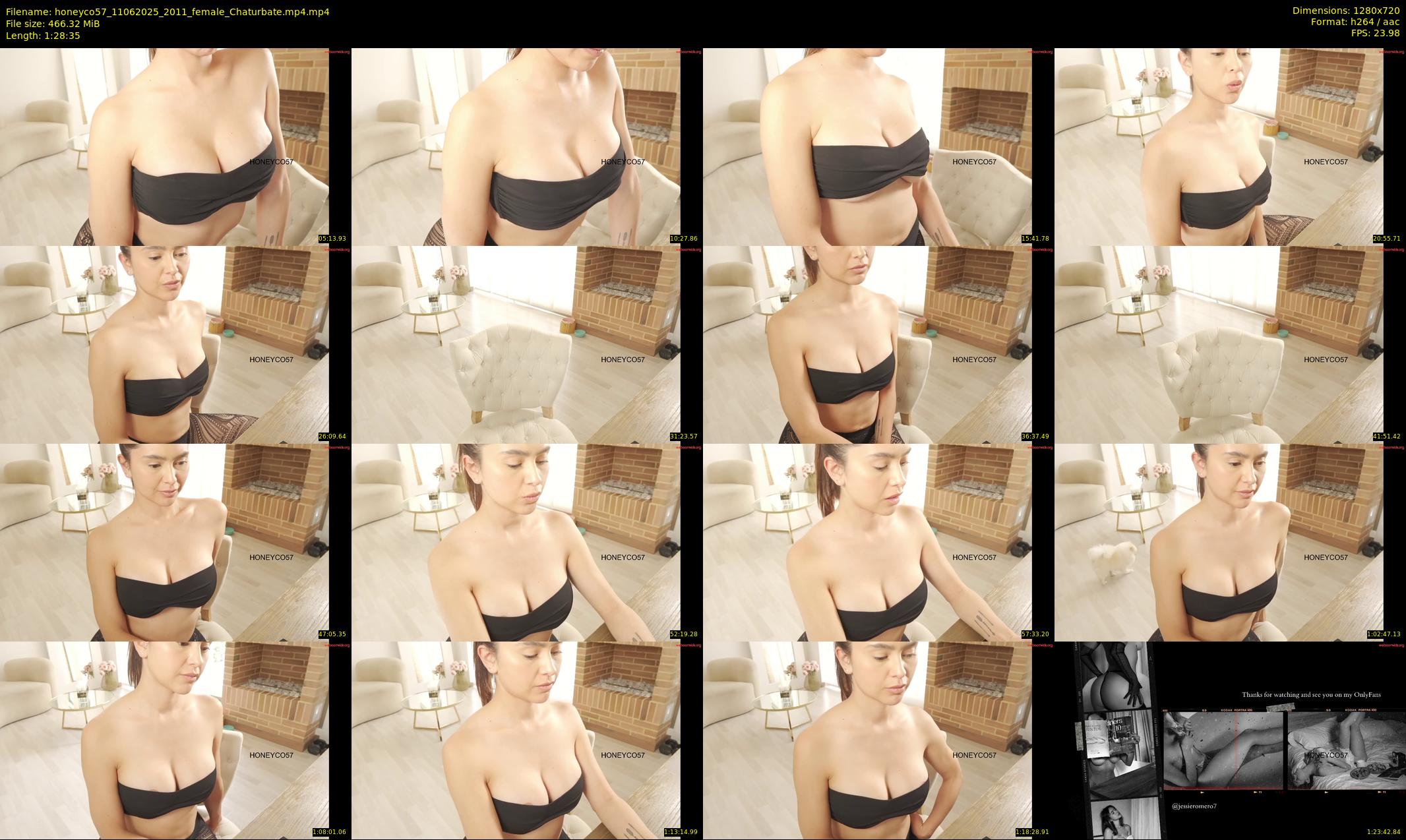 honeyco57 — 89 minute Chaturbate female cam show recording, 720p, Jun 11, 2025