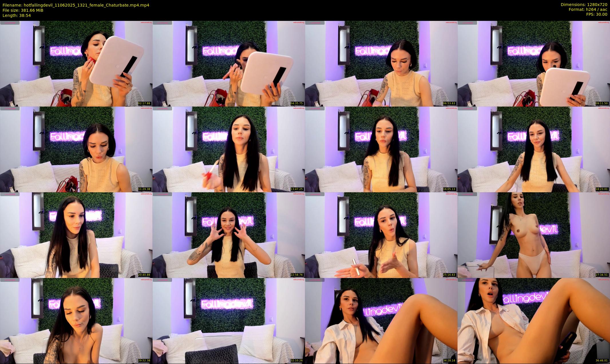 hotfallingdevil — 39 minute Chaturbate female cam show recording, 720p, Jun 11, 2025