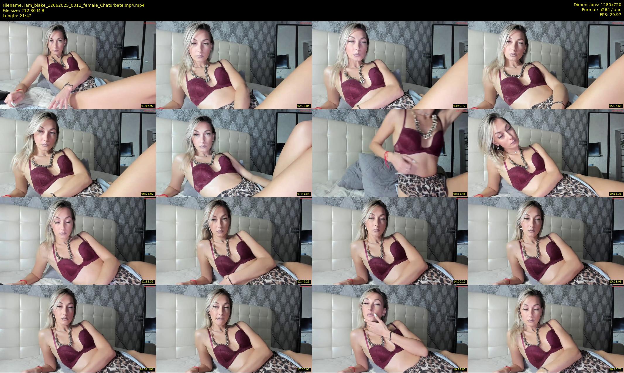 iam_blake — 22 minute Chaturbate female cam show recording, 720p, Jun 12, 2025