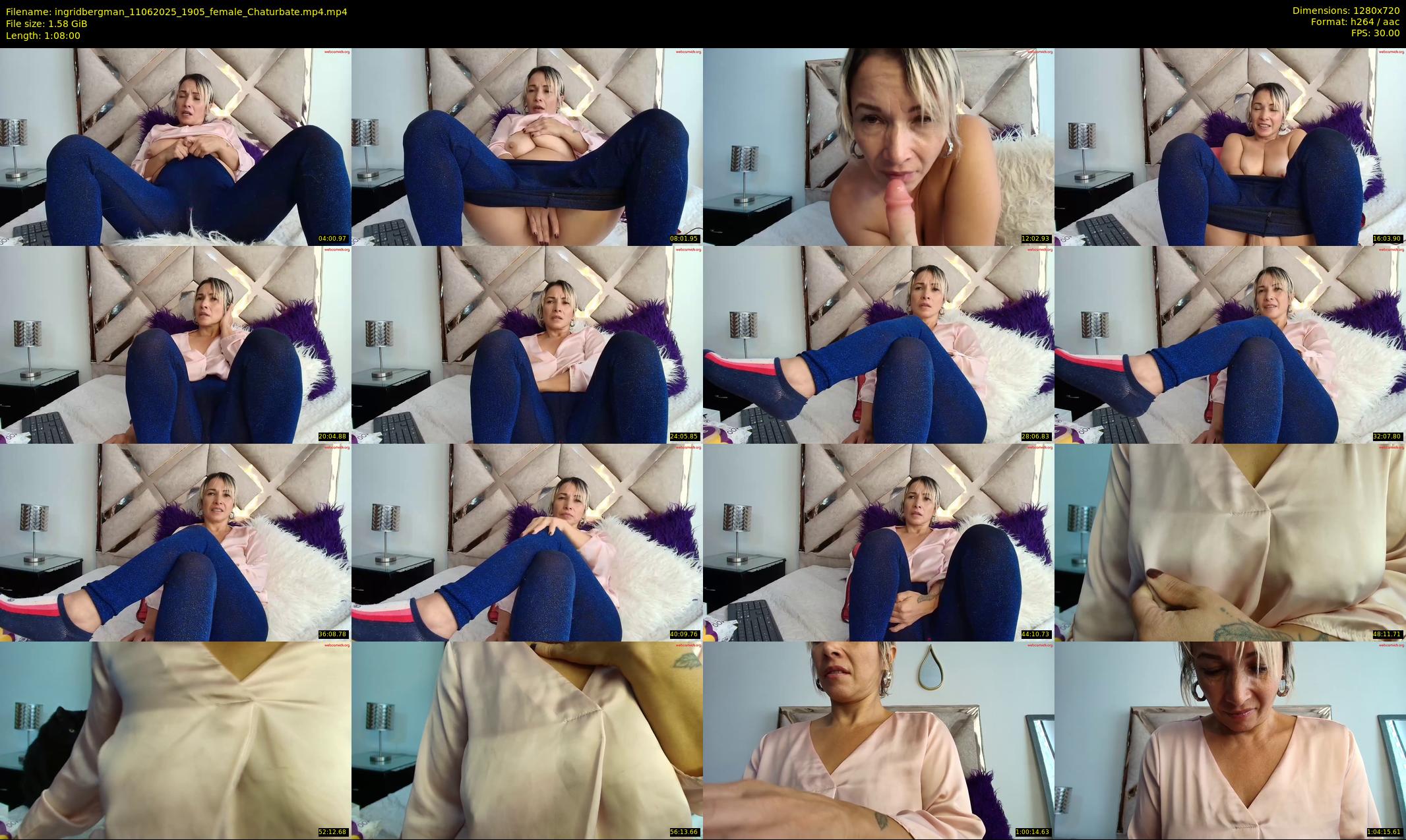 ingridbergman — 68 minute Chaturbate female cam show recording, 720p, Jun 11, 2025