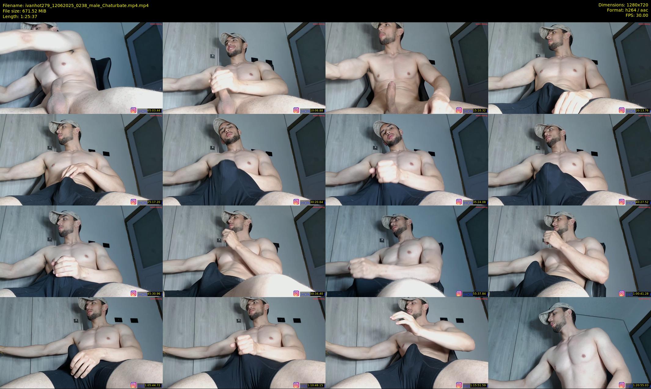 ivanhot279 — 86 minute Chaturbate male cam show recording, 720p, Jun 12, 2025